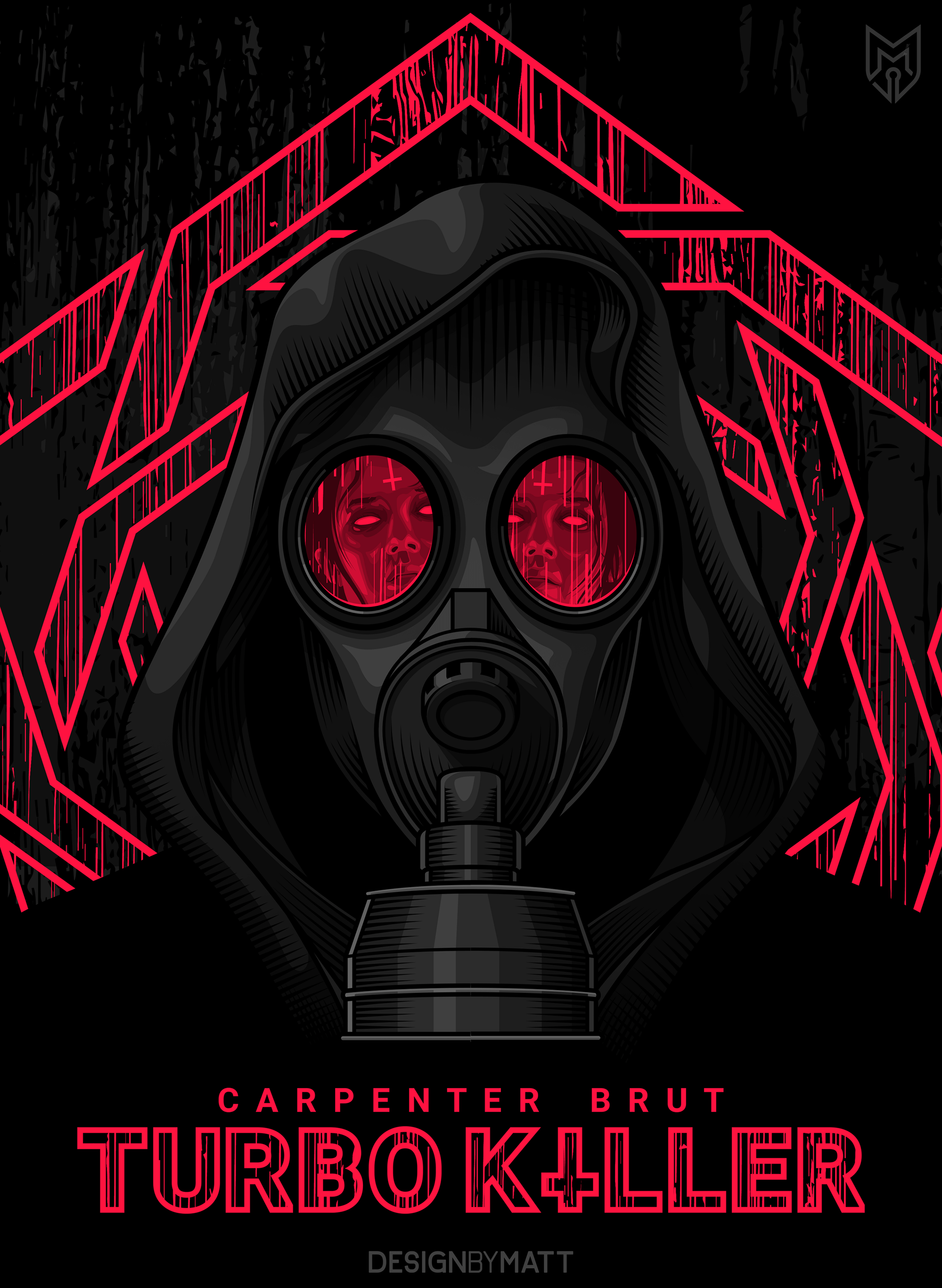 1920x2628 Carpenter Brut Killer (3). Image - Behance