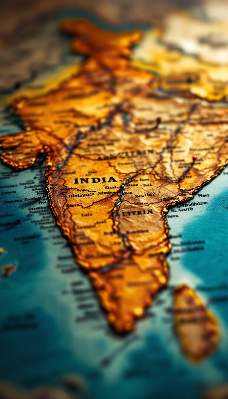 768x1344 Free Exploring India's Landmarks Image, Map, Illustration