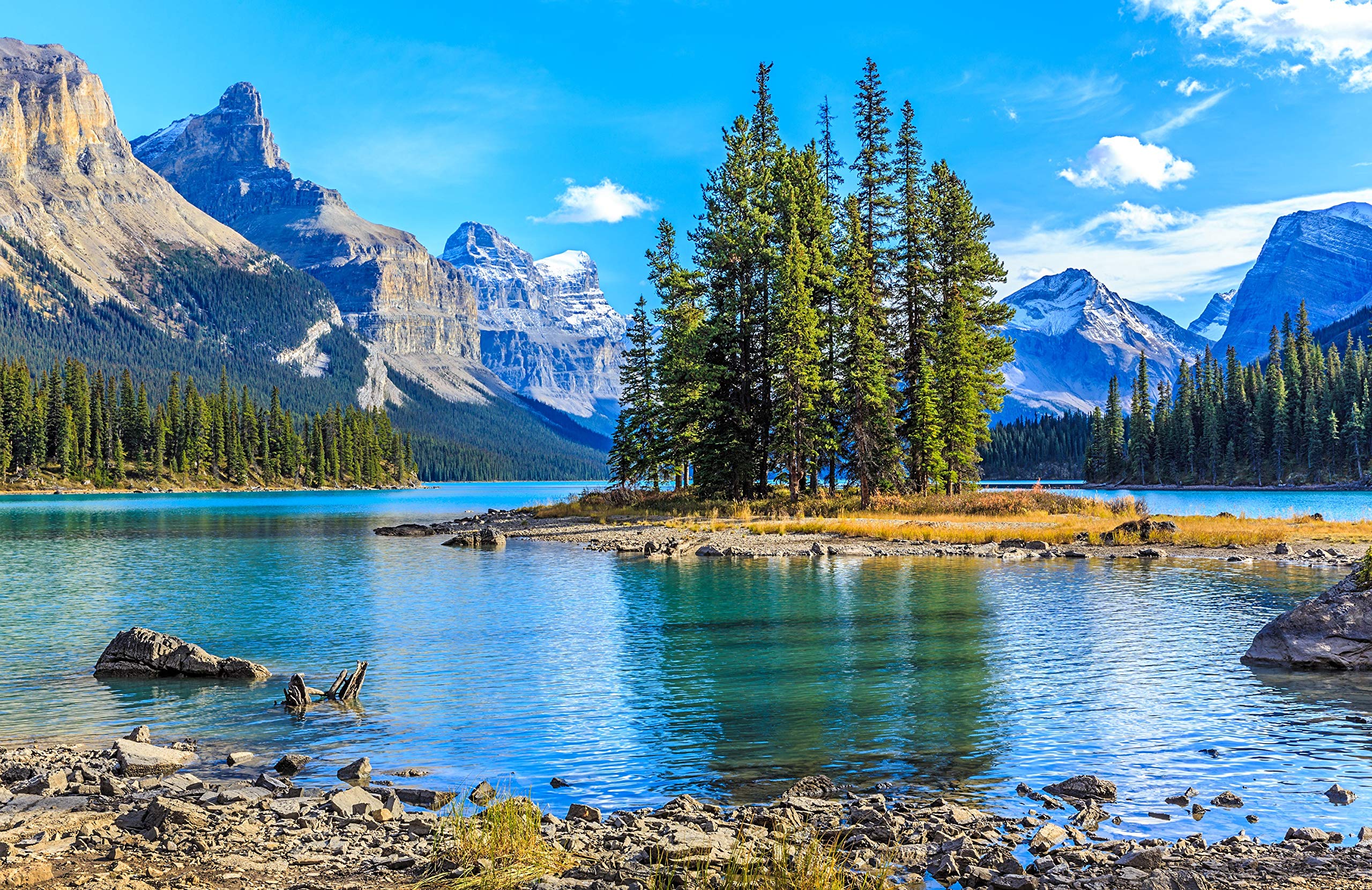 2560x1661 Non Woven Photo Wallpaper Alps Lake (384Pr) 400 X 260 Cm Spirit Island Maligne Lake Canada Landscape Mountains Forest Beach Wall Tattoo Poster Wallpaper : Buy Online At Best Price In KSA