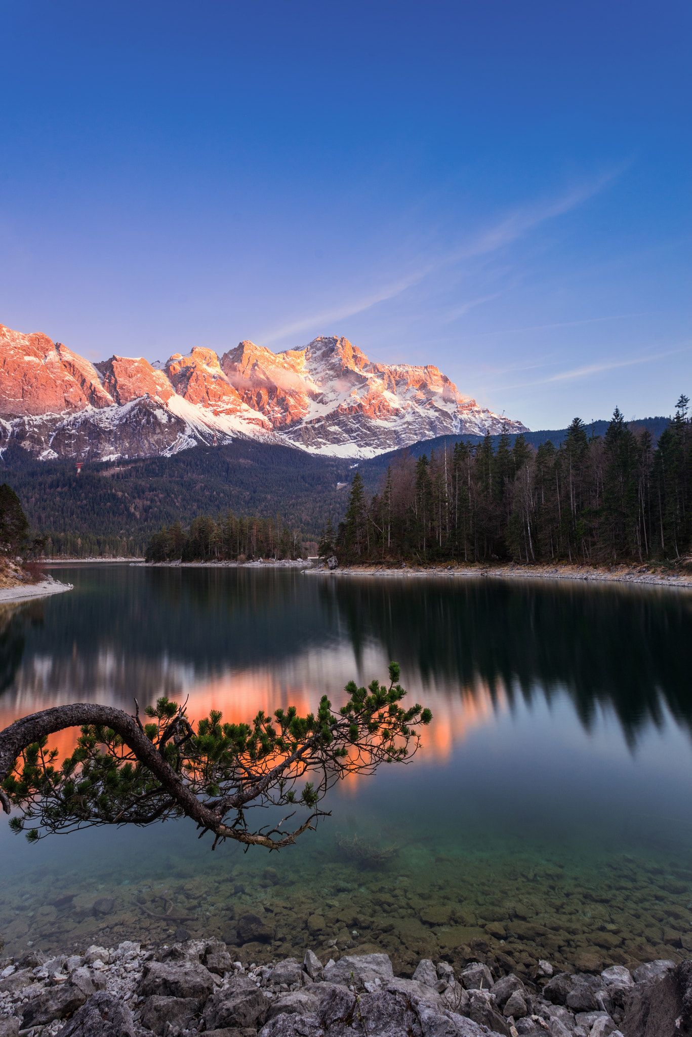 1367x2048 Alps Glow Lake Eibsee Zugspitze.jpeg