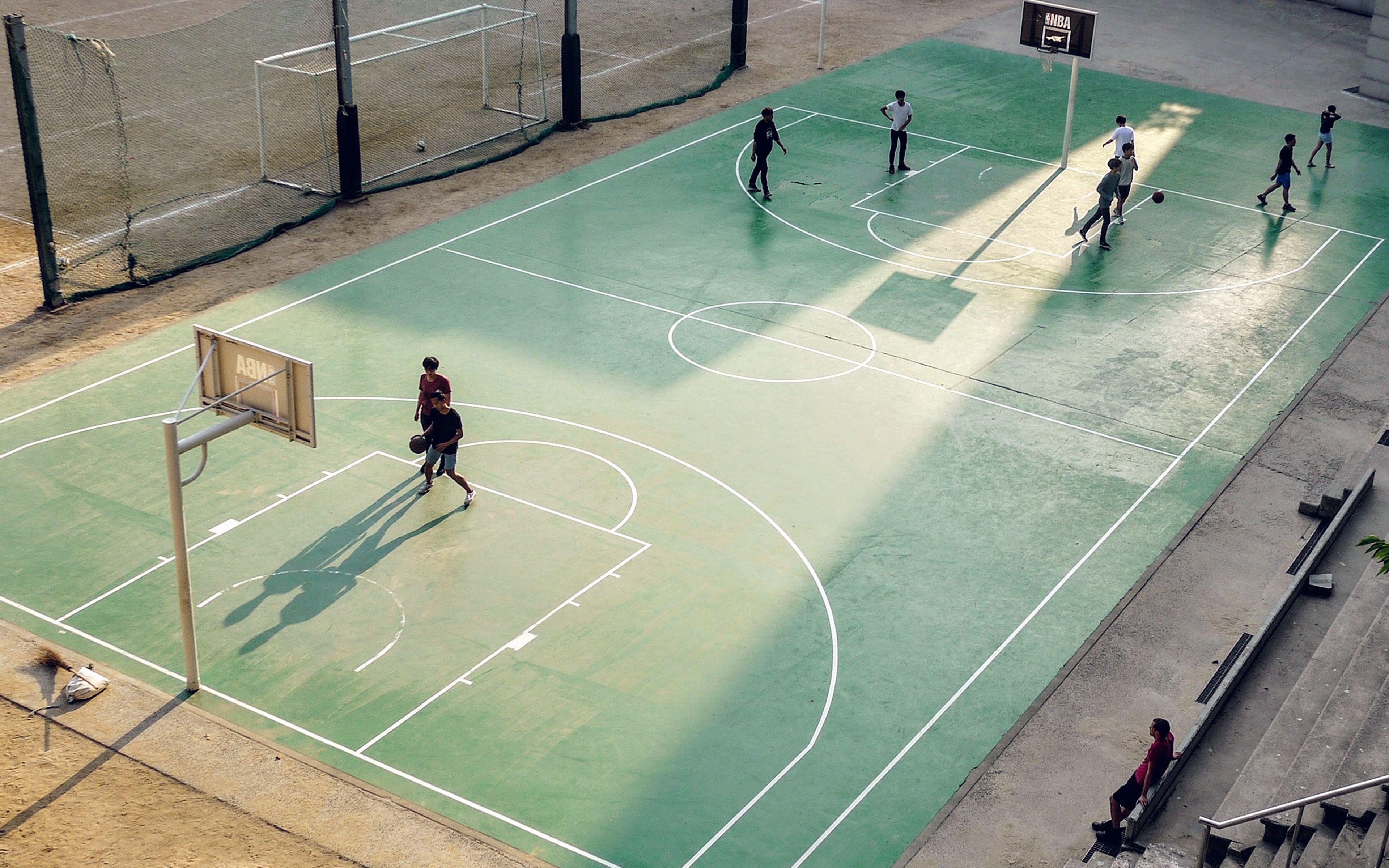 3840x2400 Basketball Green City Sports Art Nba Wallpaper