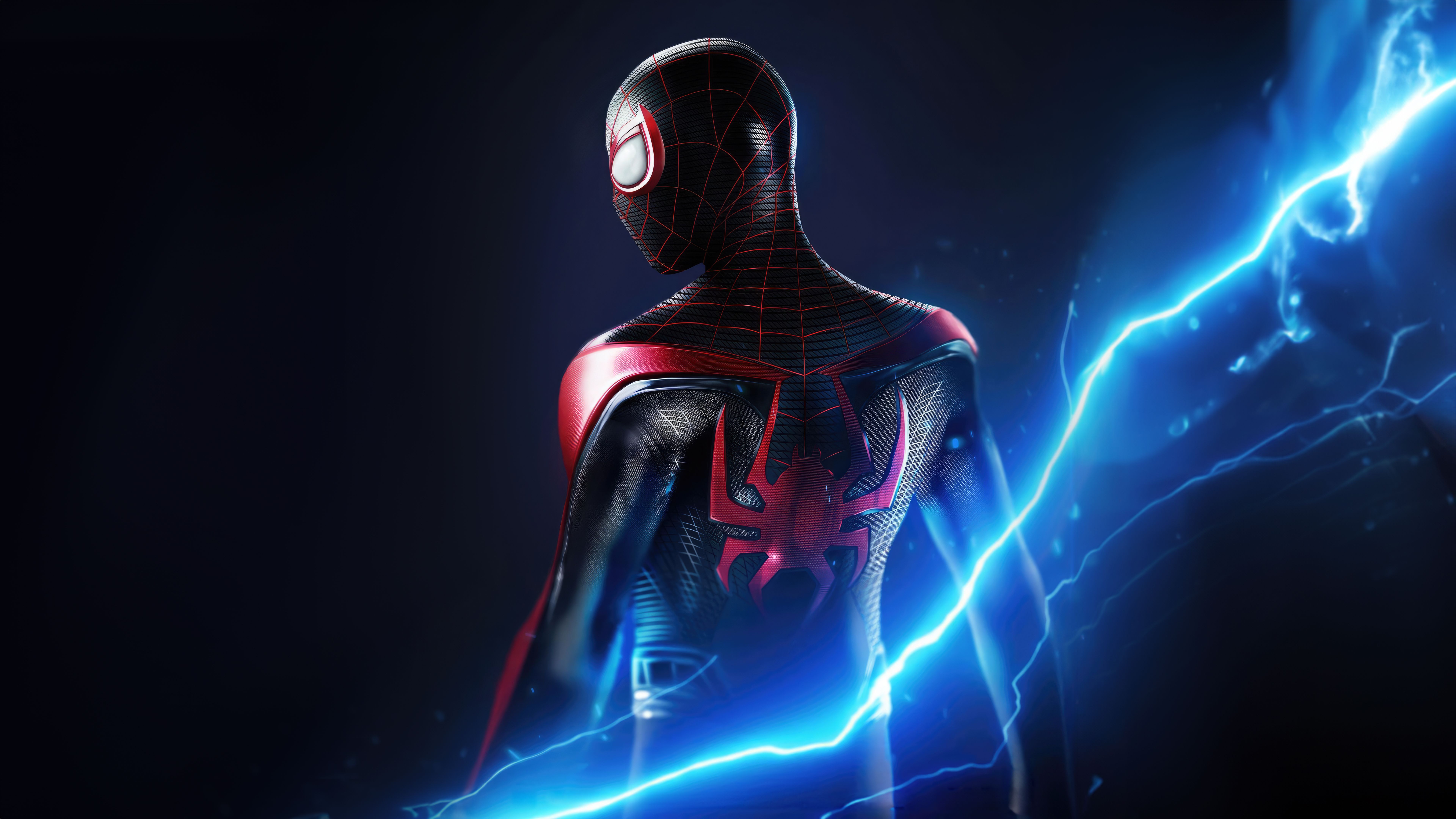 7680x4321 Electricfing Spider Man 8k Wallpaper, HD Superheroes Wallpaper, 4k Wallpaper , Image, Background, Photos and Picture