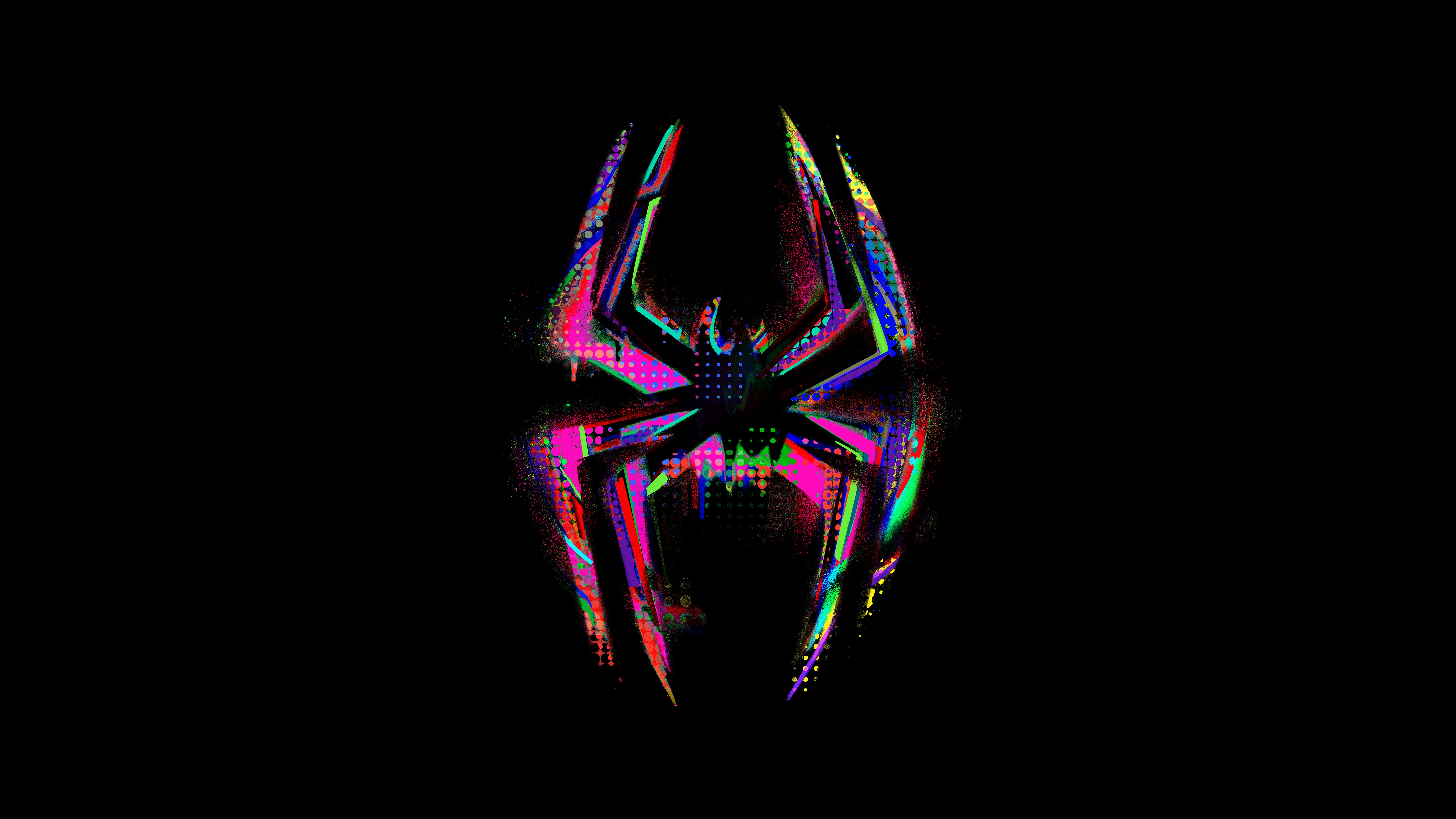 7680x4320 Spider Man: Across The Spider Verse Logo Wallpaper 4K 8K HD PC K