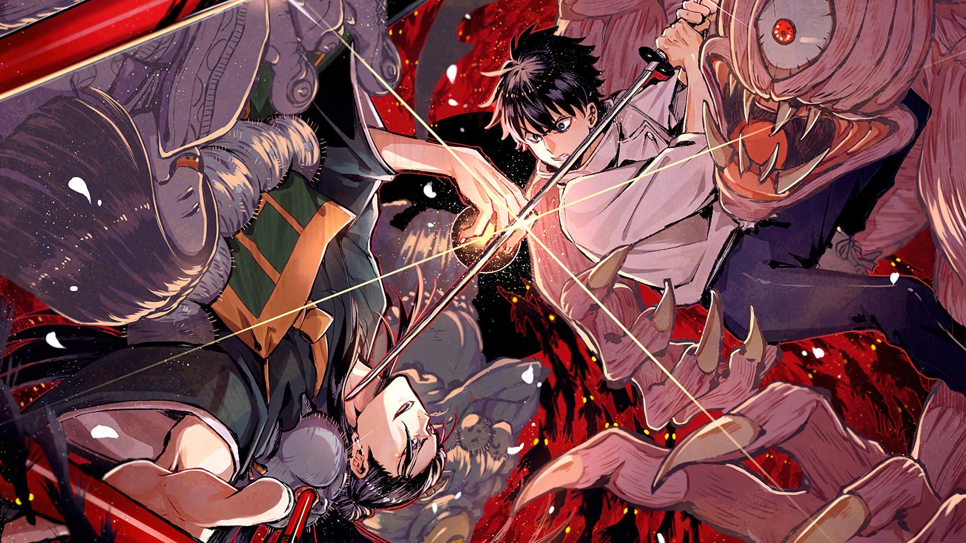 1920x1080 Jujutsu Kaisen 4K: Suguru Geto vs Yuta Okkotsu Epic Showdown by MDマンキ