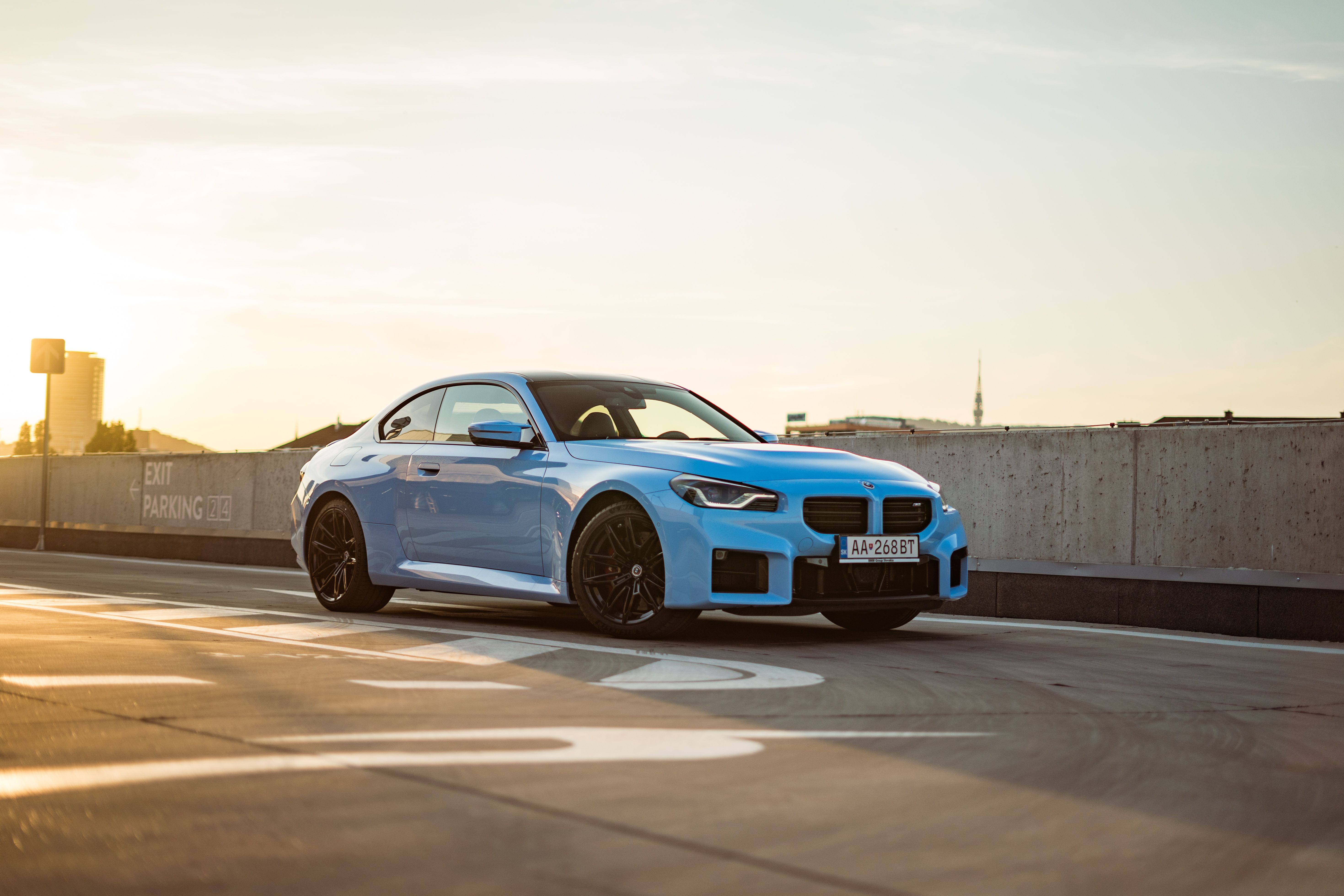5877x3918 Wallpaper car, BMW, blue, M G
