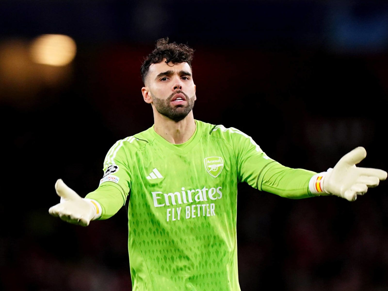 1600x1200 David Raya 'would love to be' at Arsenal next season'