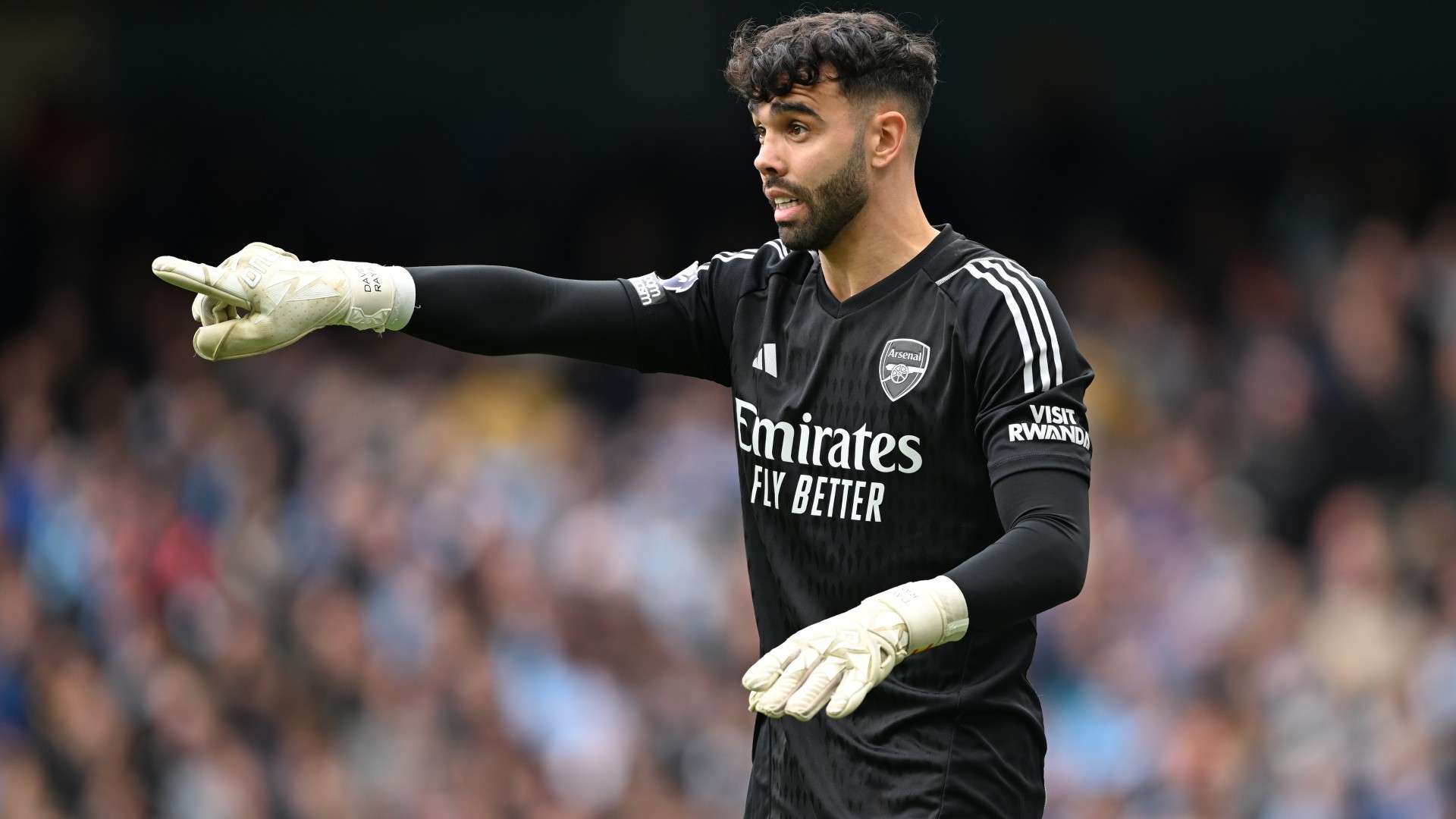 1920x1080 Arsenal boss Mikel Arteta refuses to confirm David Raya permanent transfer following impressive loan spell. Goal.com UK