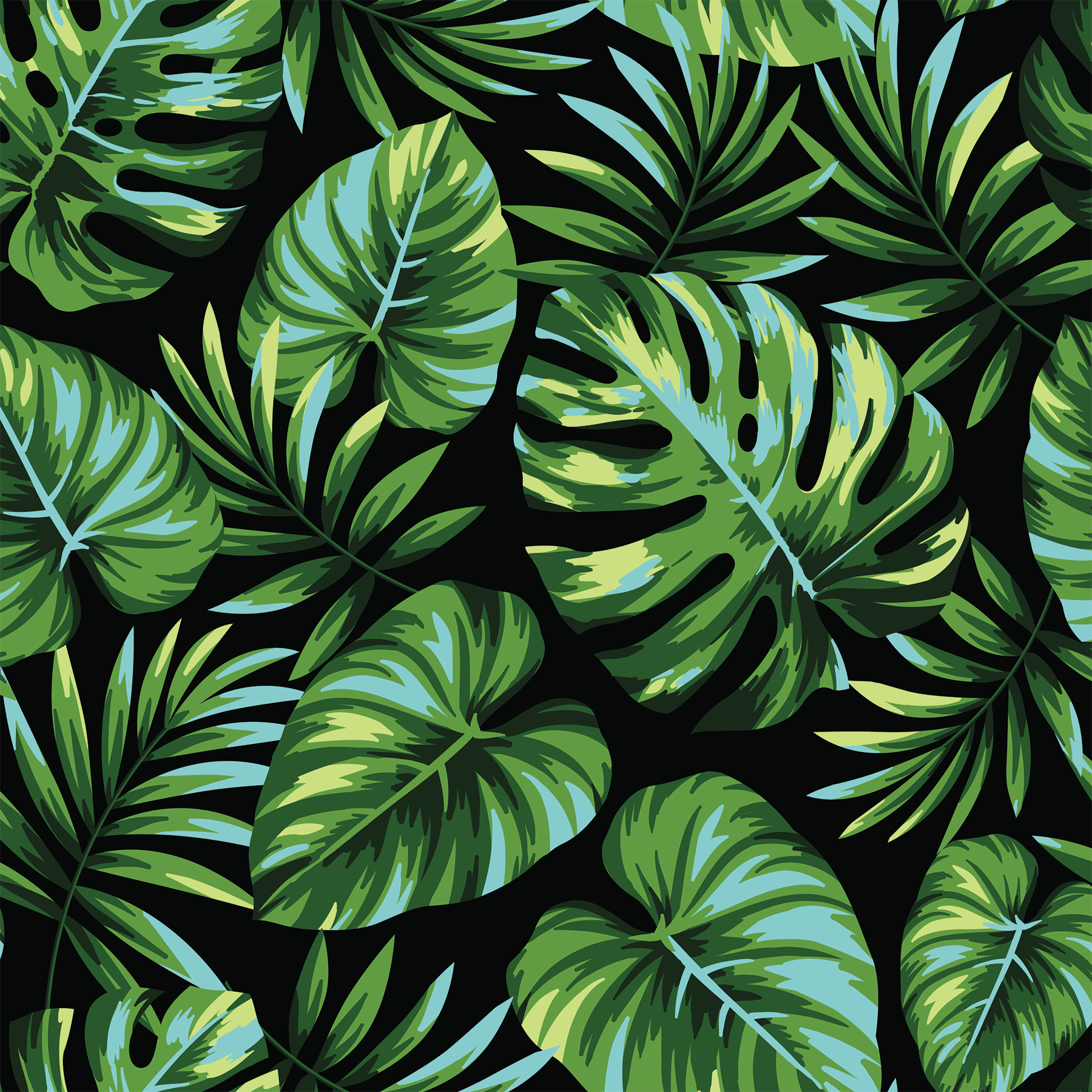 1800x1800 Botanical Interests” wide by 32” high / Peel and Stick