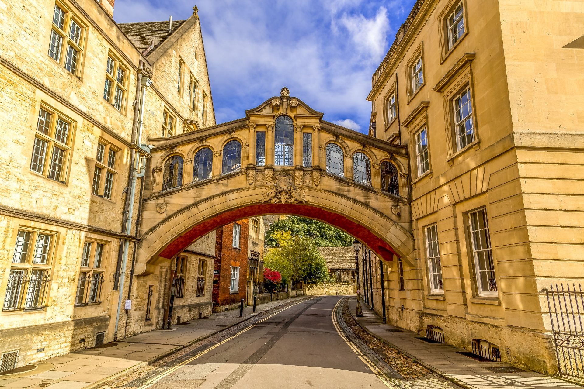 1920x1280 City Street Map of Oxford, England Series Art Print