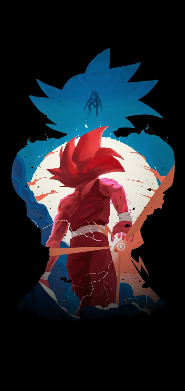 736x1555 HD wallpaper: dark, superhero, Batman and Robin, Goku Black, raven, vertical
