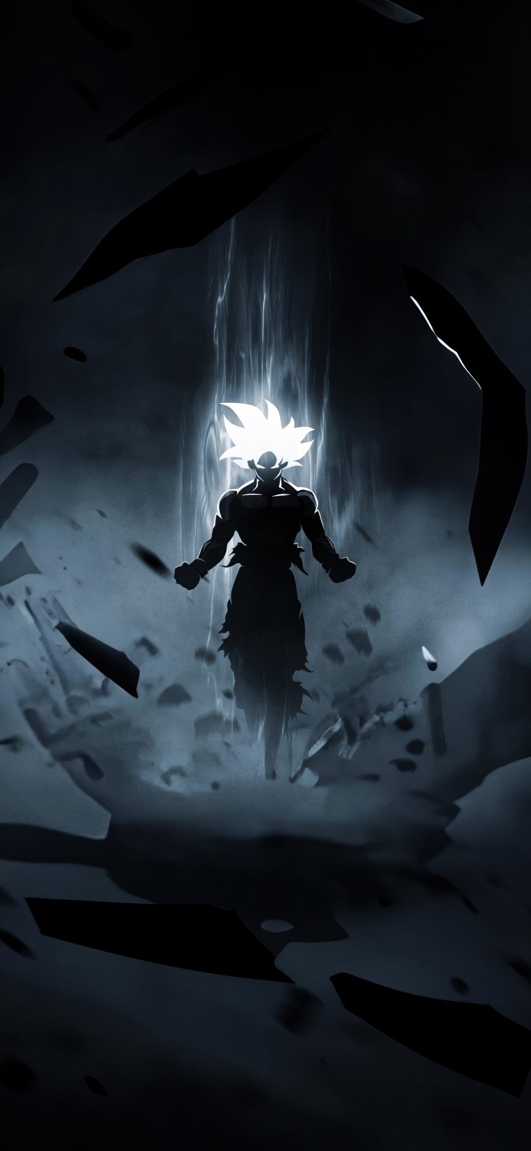 1080x2340 Goku Wallpaper 4K, Perfected Ultra Instinct, 5K