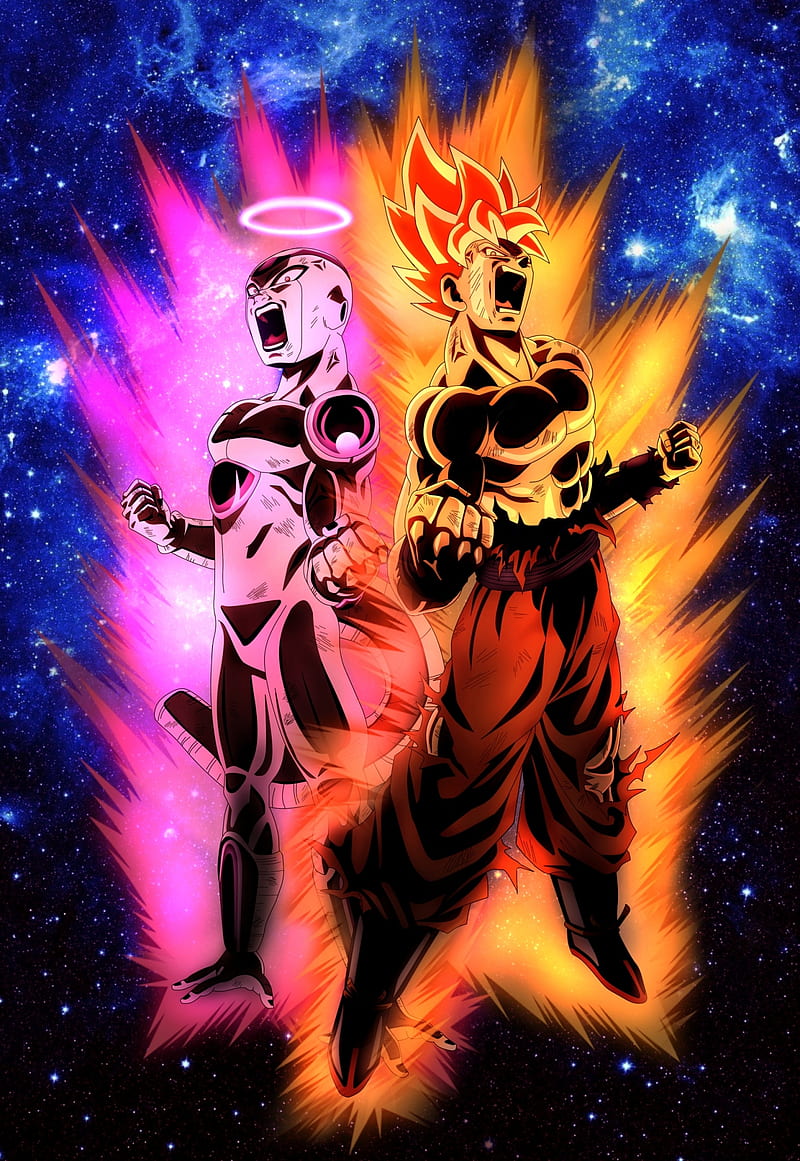 800x1161 Dragon ball super anime, goku, za, vegeta, HD phone wallpaper
