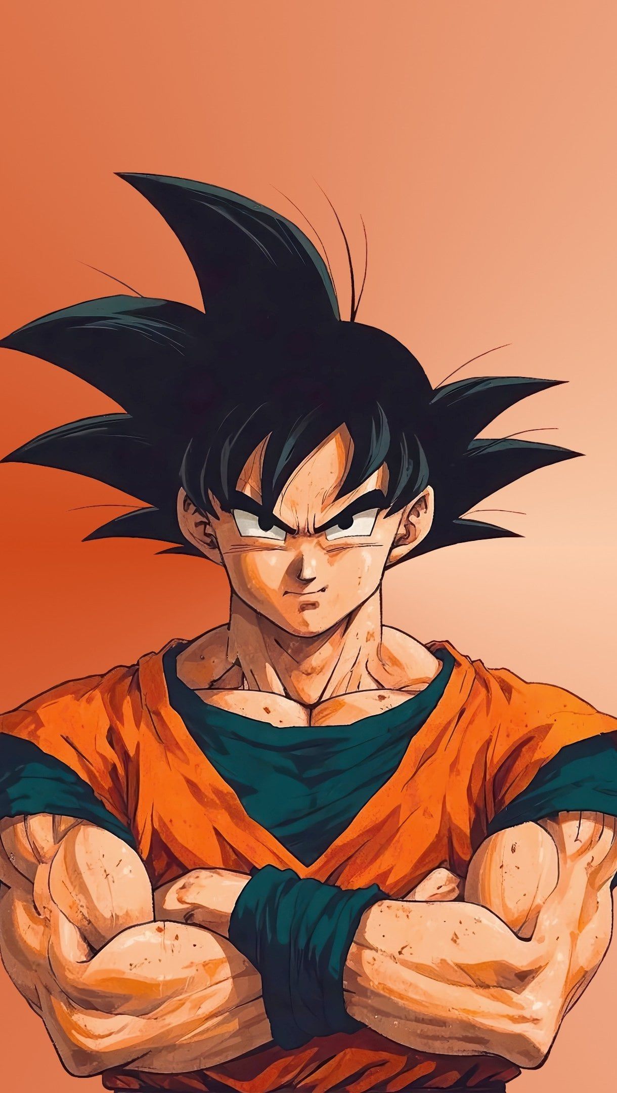 1220x2160 Goku from Dragon Ball Anime Wallpaper 4k for iPhone and Mobile Phone