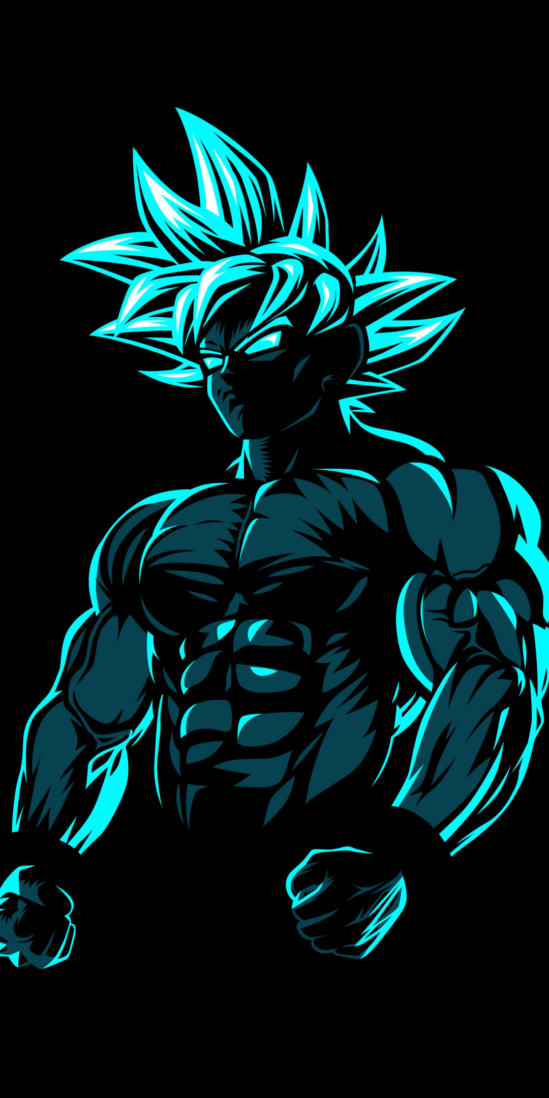 1080x2160 Goku Wallpaper 4K, Beast Mode, AMOLED