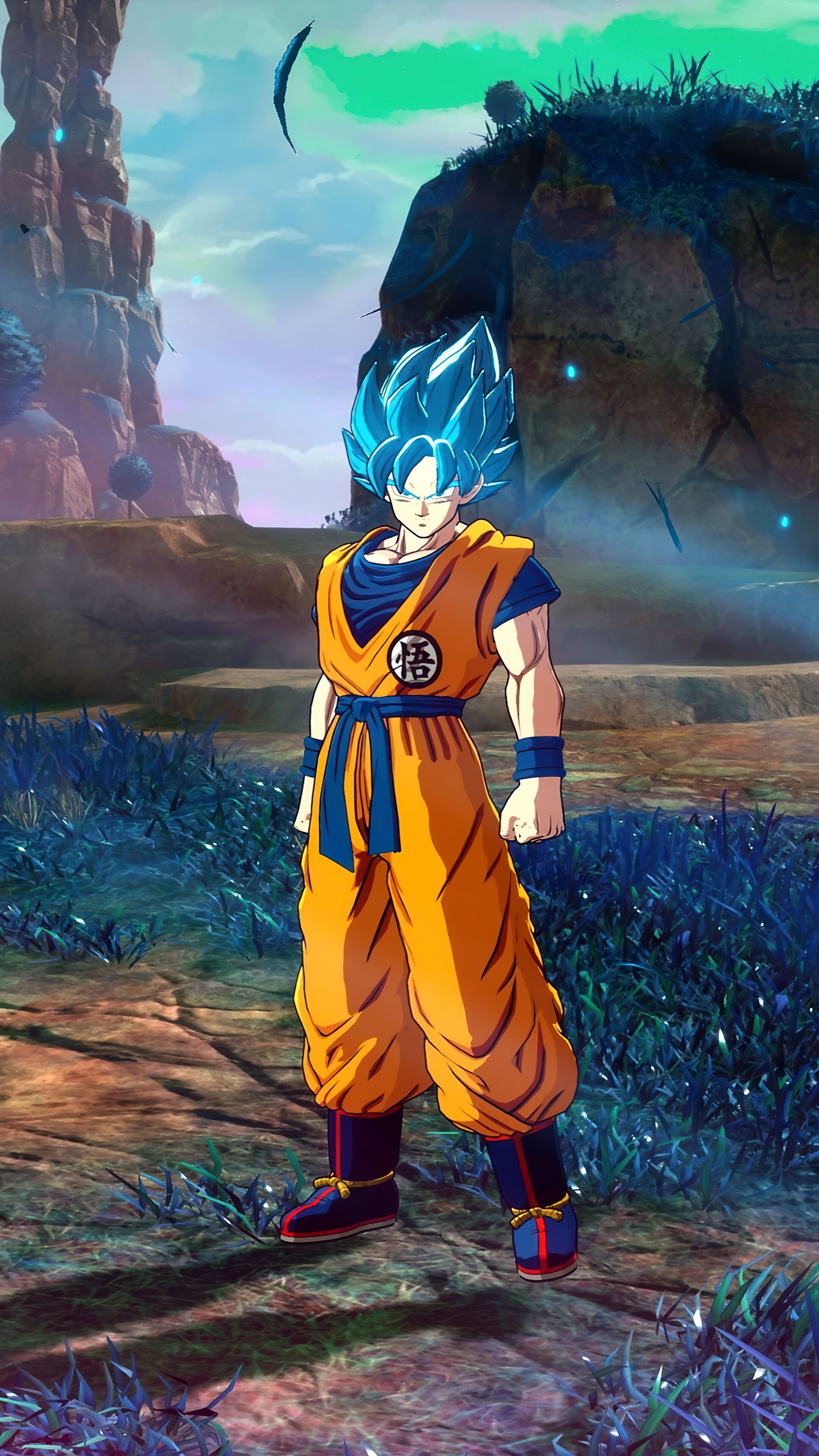 2160x3840 DRAGON BALL: Sparking! ZERO Goku Super Saiyan Blue Wallpaper 4K HD PC b