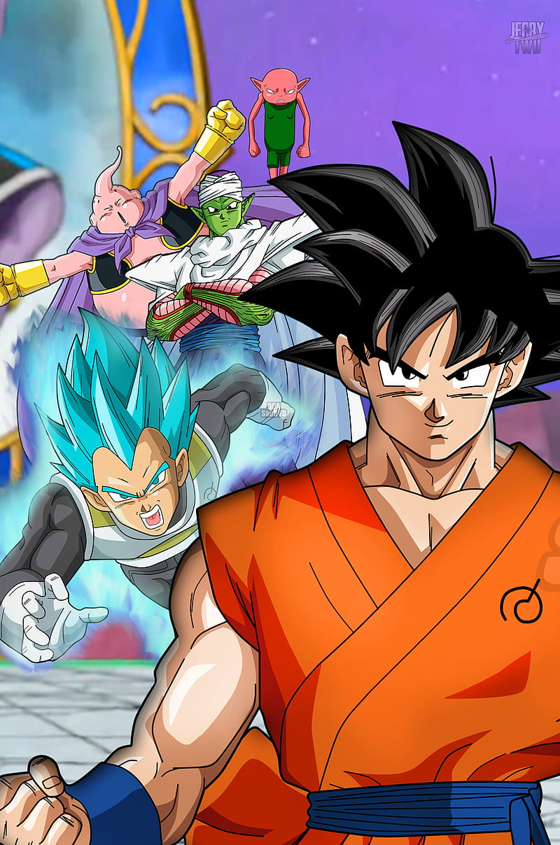 800x1208 Dragon ball super, anime, goku, piccolo, vegeta, HD phone wallpaper