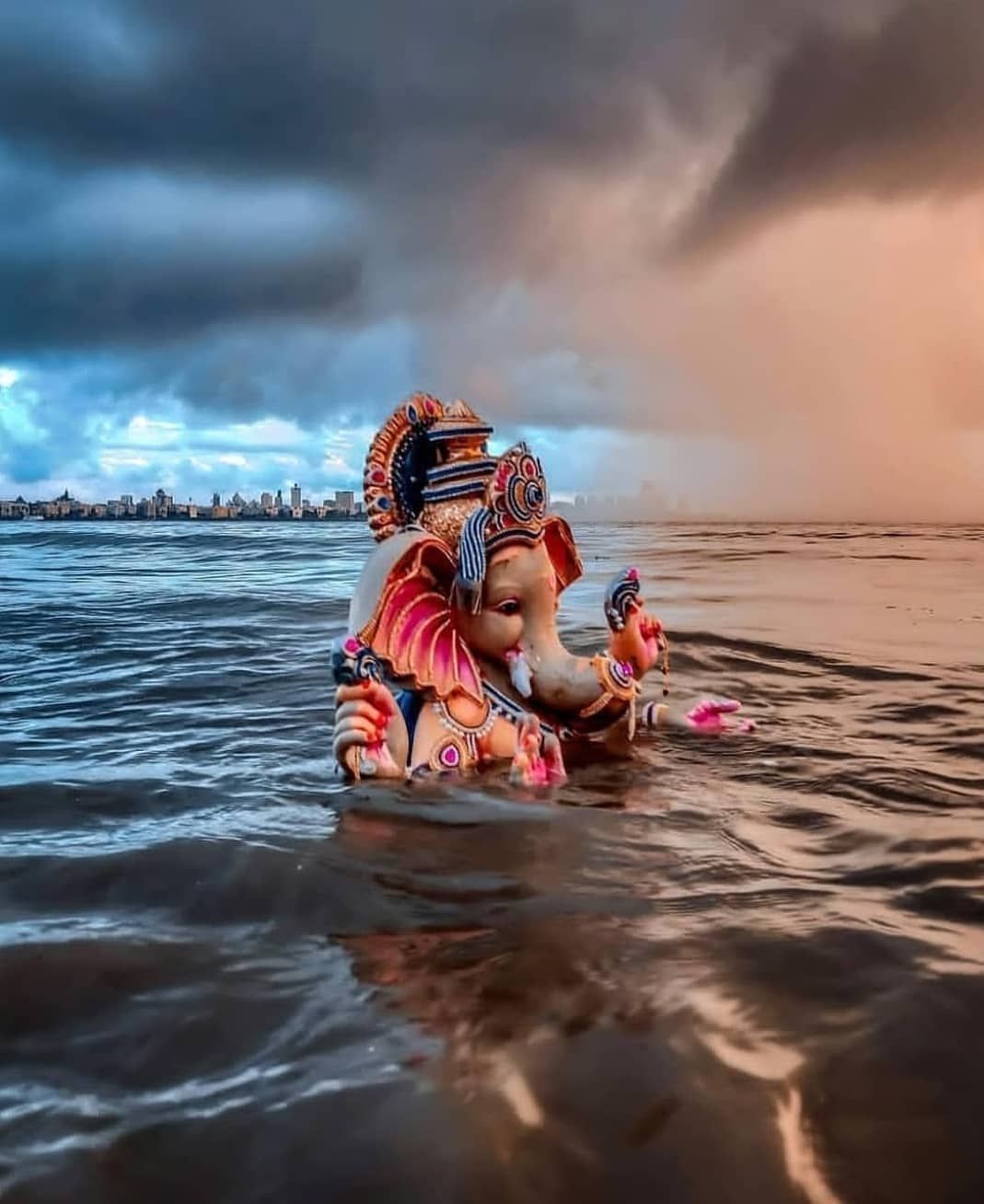 1069x1308 Ganpati visarjan ideas to save today. ganpati bappa photo, ganpati bappa wallpaper, ganesha picture and more