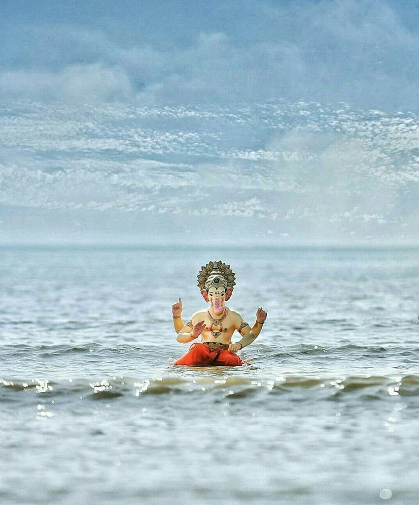 850x1026 Ganesh visarjan HD wallpaper