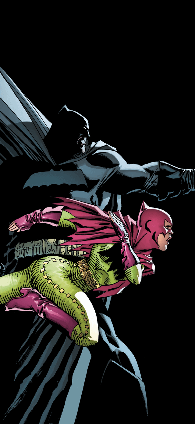 640x1388 The Dark Knight Returns, Batman and Batgirl wallpaper [3400x7376]