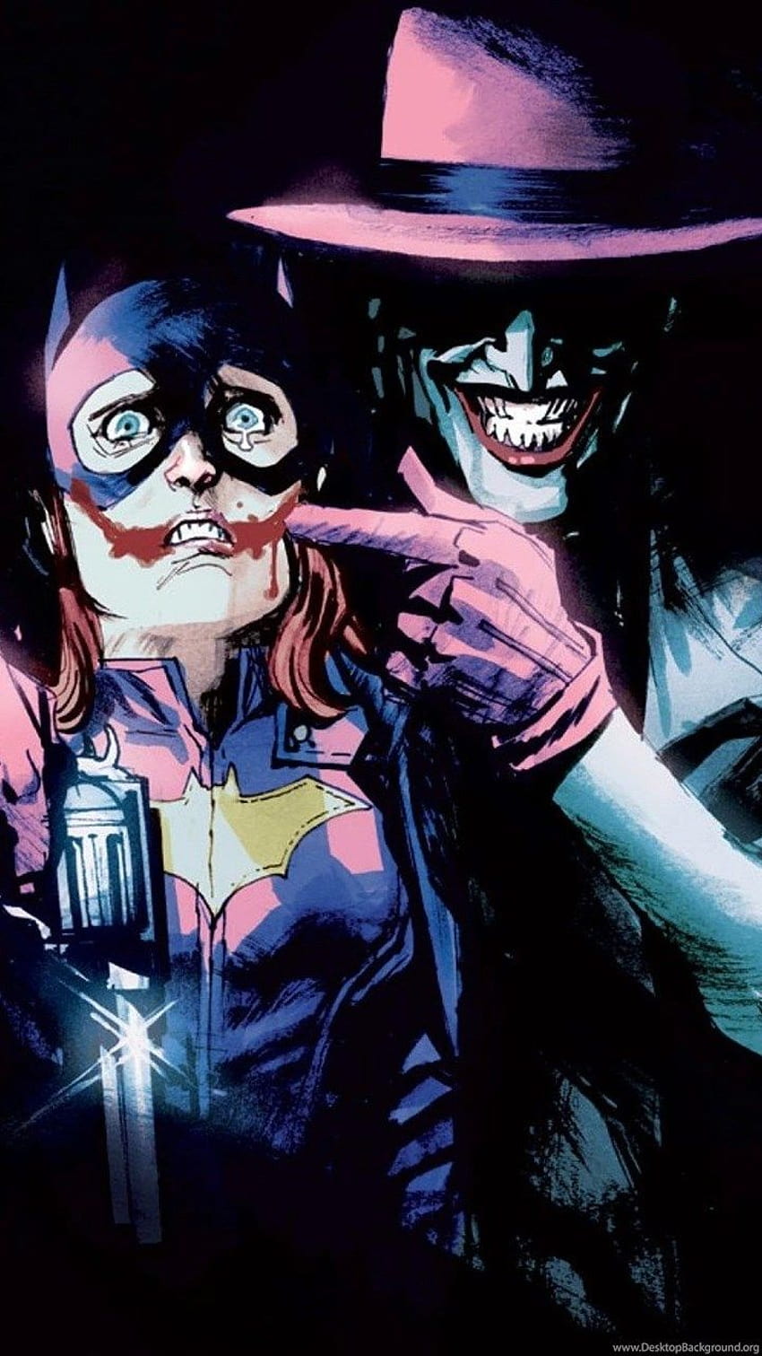 850x1511 Batgirl, Joker, DC Comics / And Mobile, bat girl android HD phone wallpaper