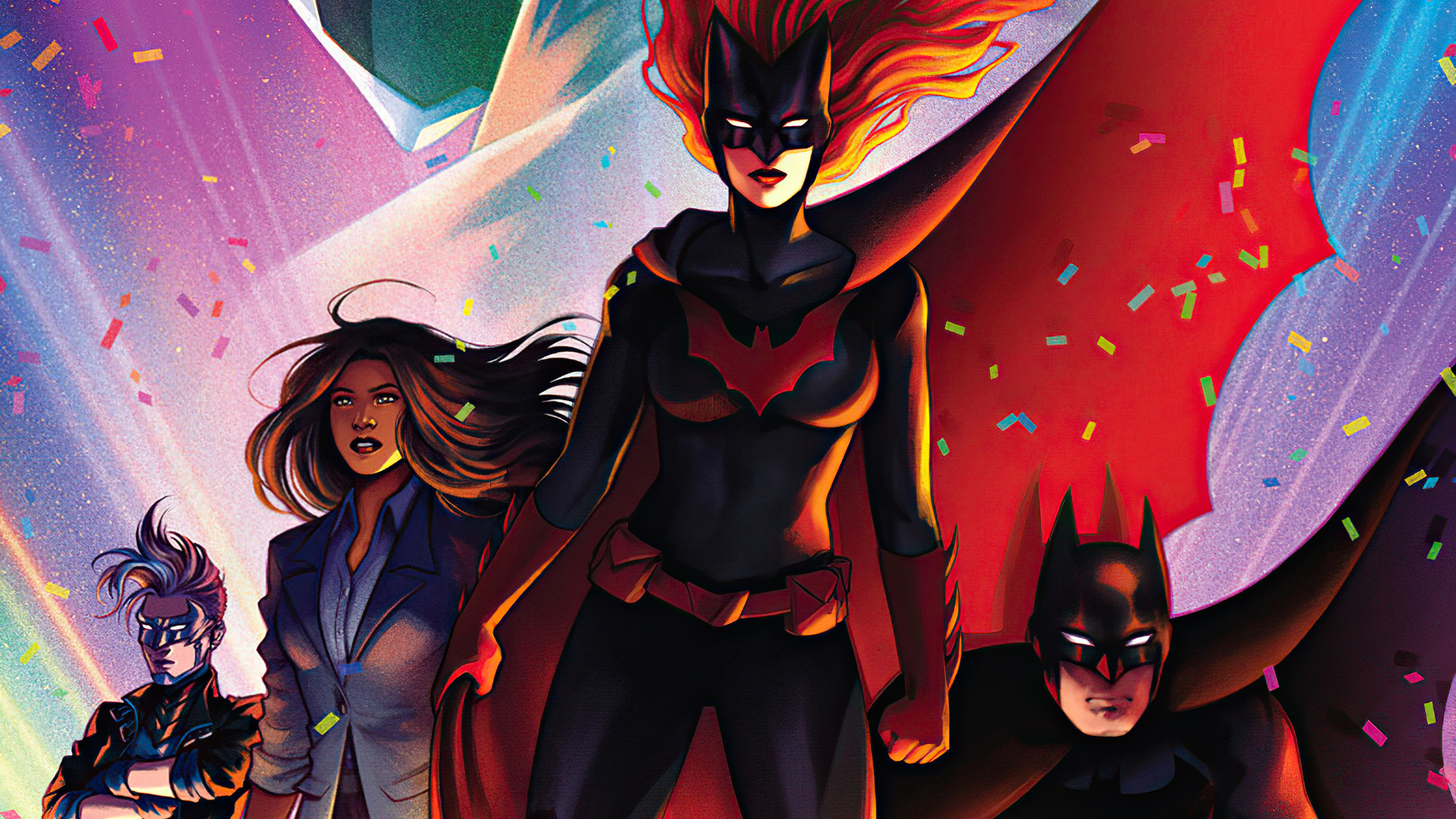 1920x1080 DC Comics Batgirl and Batman Team Wallpaper, HD Superheroes 4K Wallpaper, Image and Background
