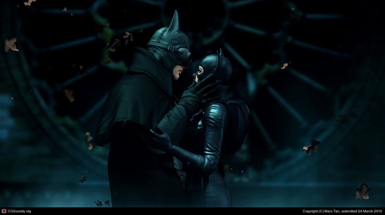 1300x726 Batman And Catwoman Wallpaper