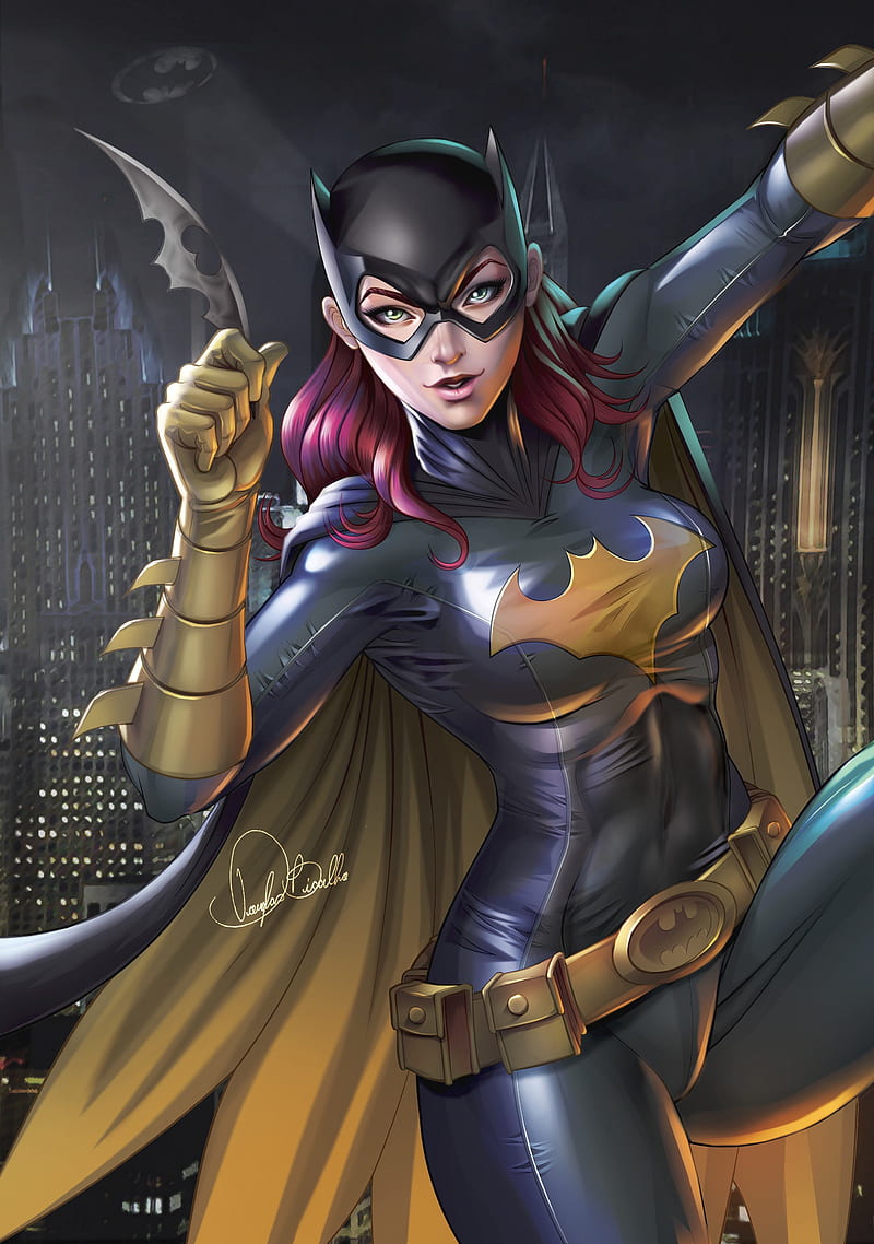800x1138 Batgirl, DC Comics, artwork, portrait display, Batman, HD phone wallpaper
