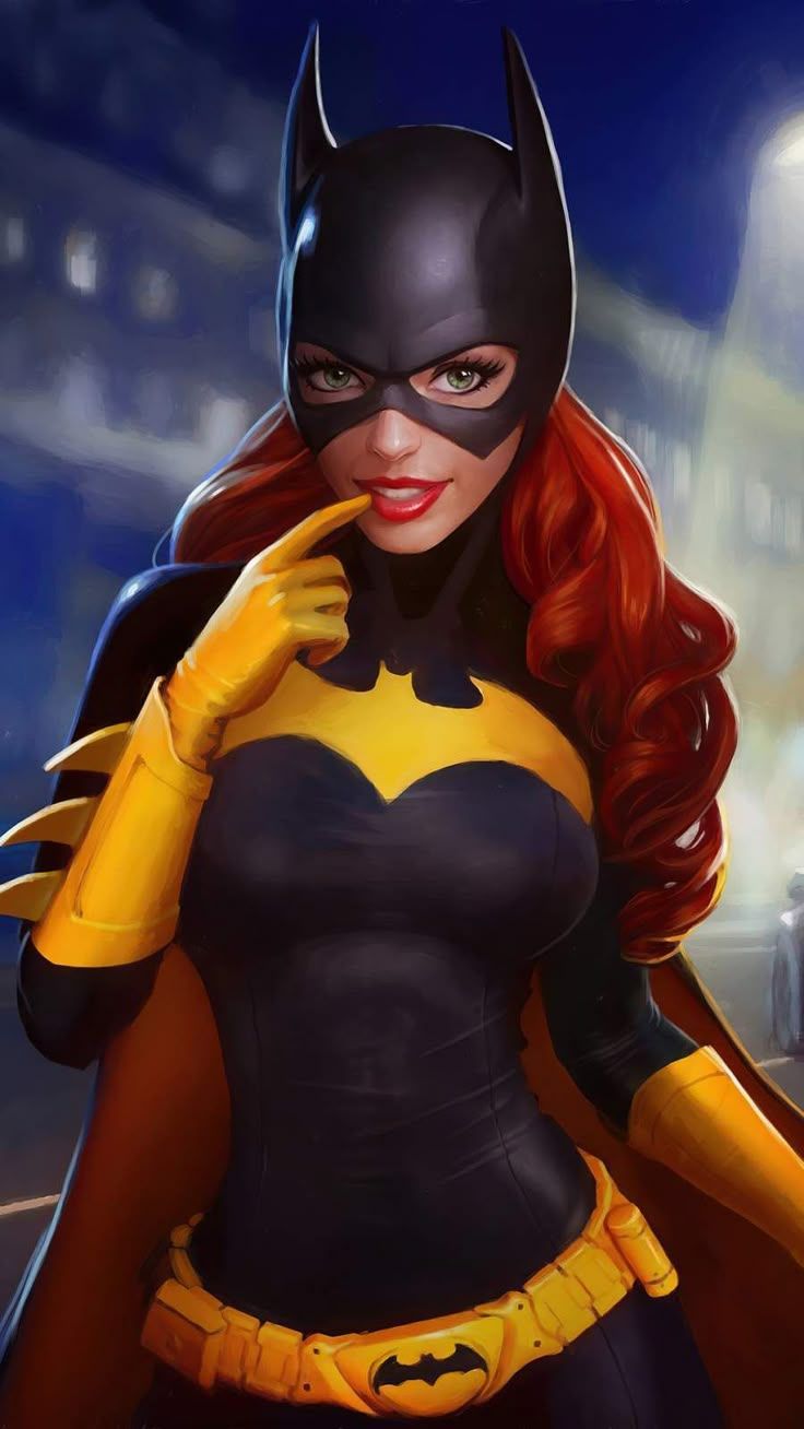 736x1308 Batgirl Cute iPhone Wallpaper