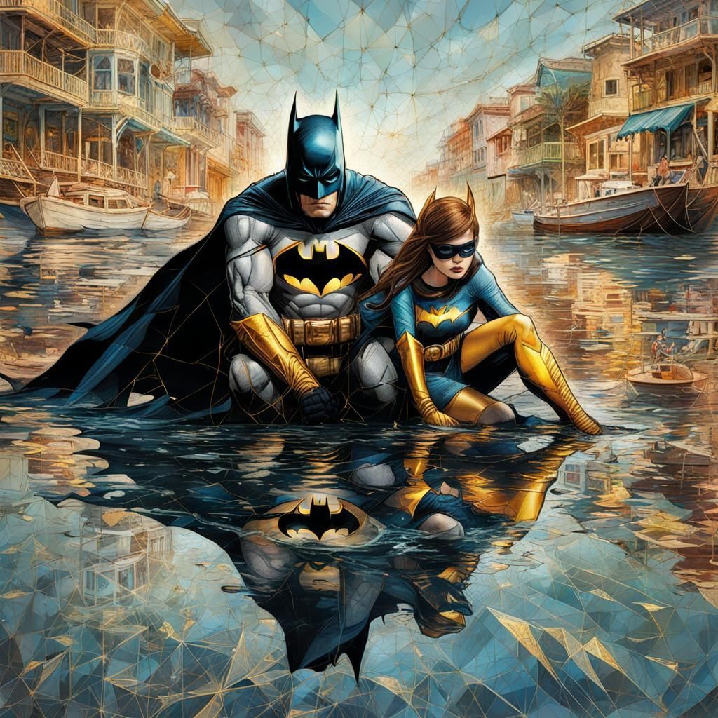1024x1024 Very bad Batvacation ! and Batgirl Seaside Vacation