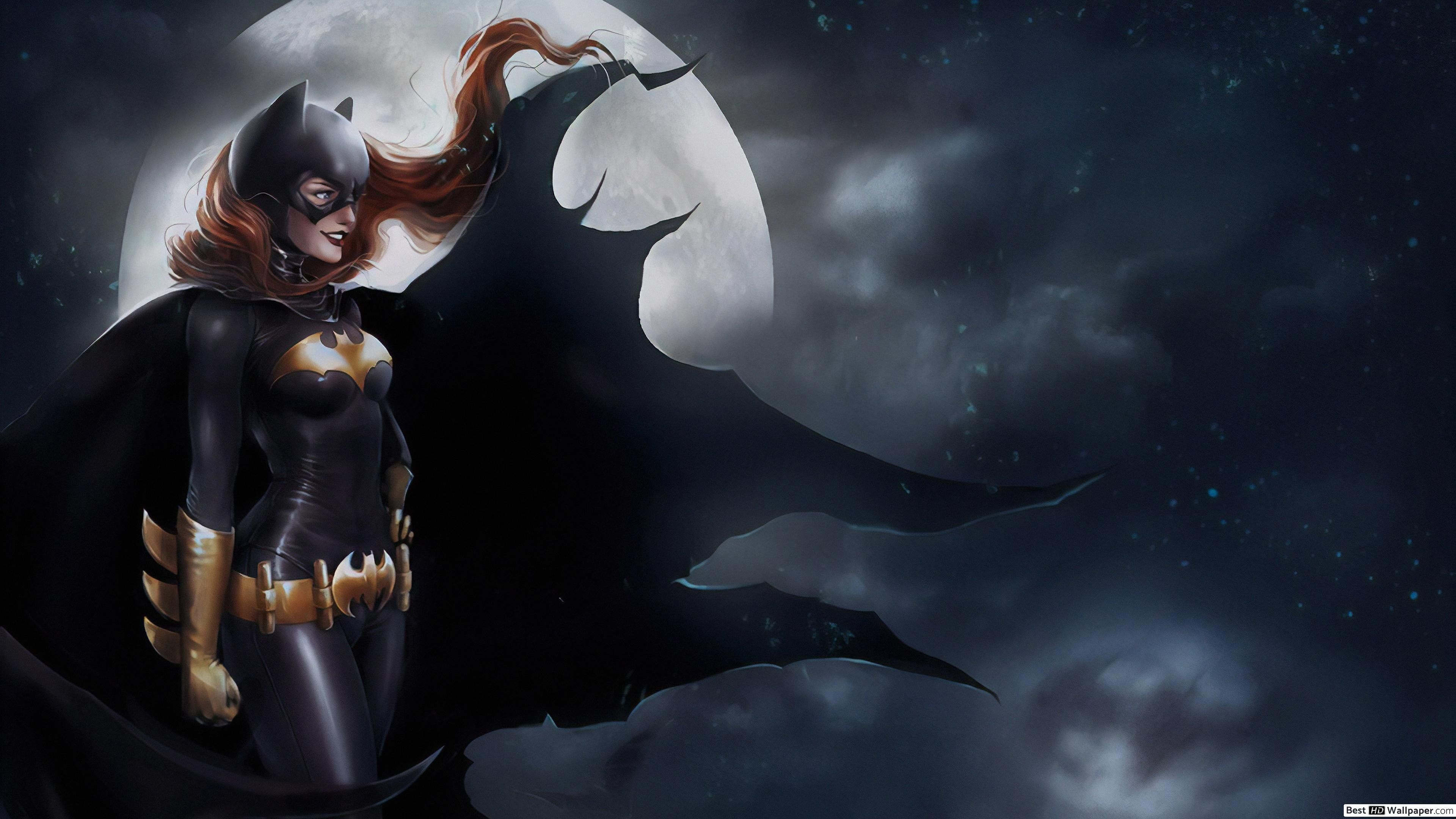 3840x2160 Batgirl Comic Background Wallpaper 110094