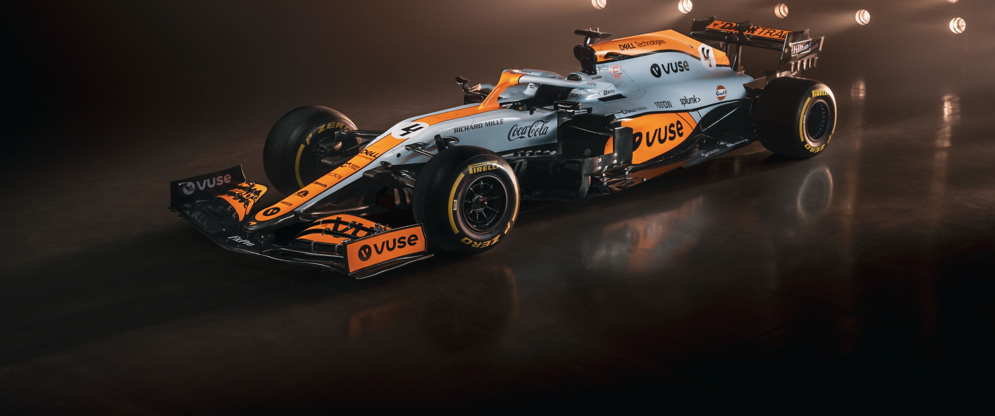 3440x1440 McLaren MCL35M Wallpaper 4K, Formula One cars
