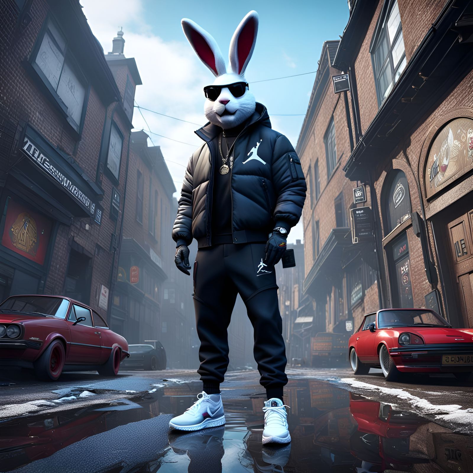 1600x1600 Roadman Easter Bunny Easter Bunny in Tracksuit: D