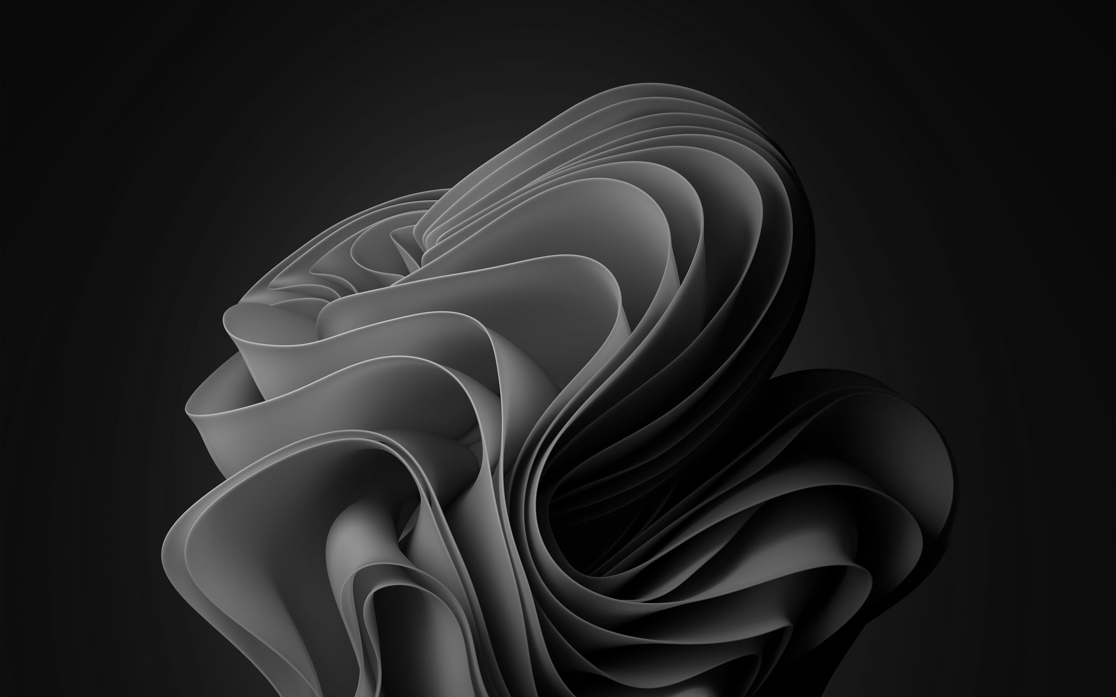 3840x2400 I made the Windows 11 wallpaper more OLED friendly :)