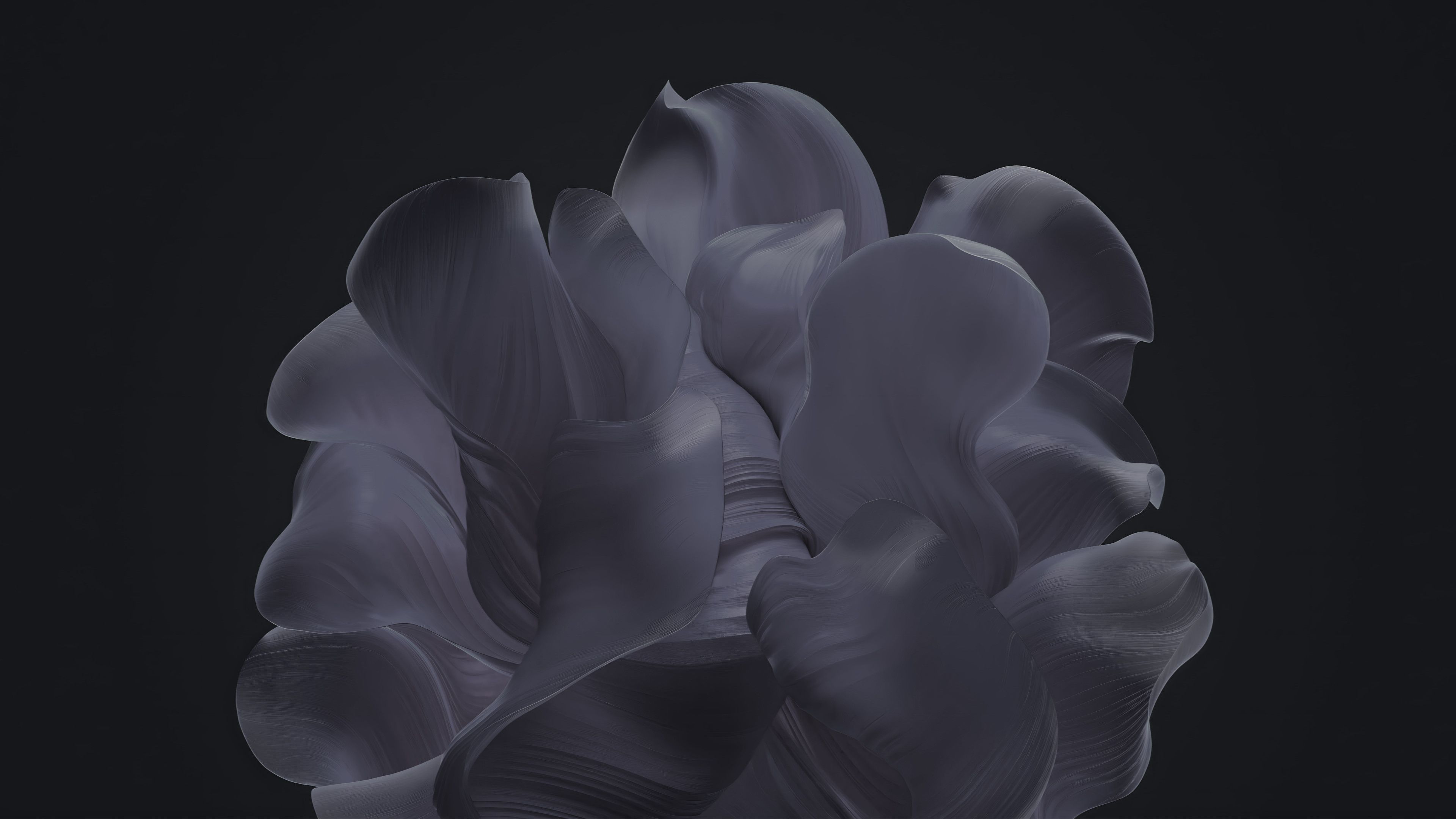 3840x2160 Windows 11 Grey Wallpaper