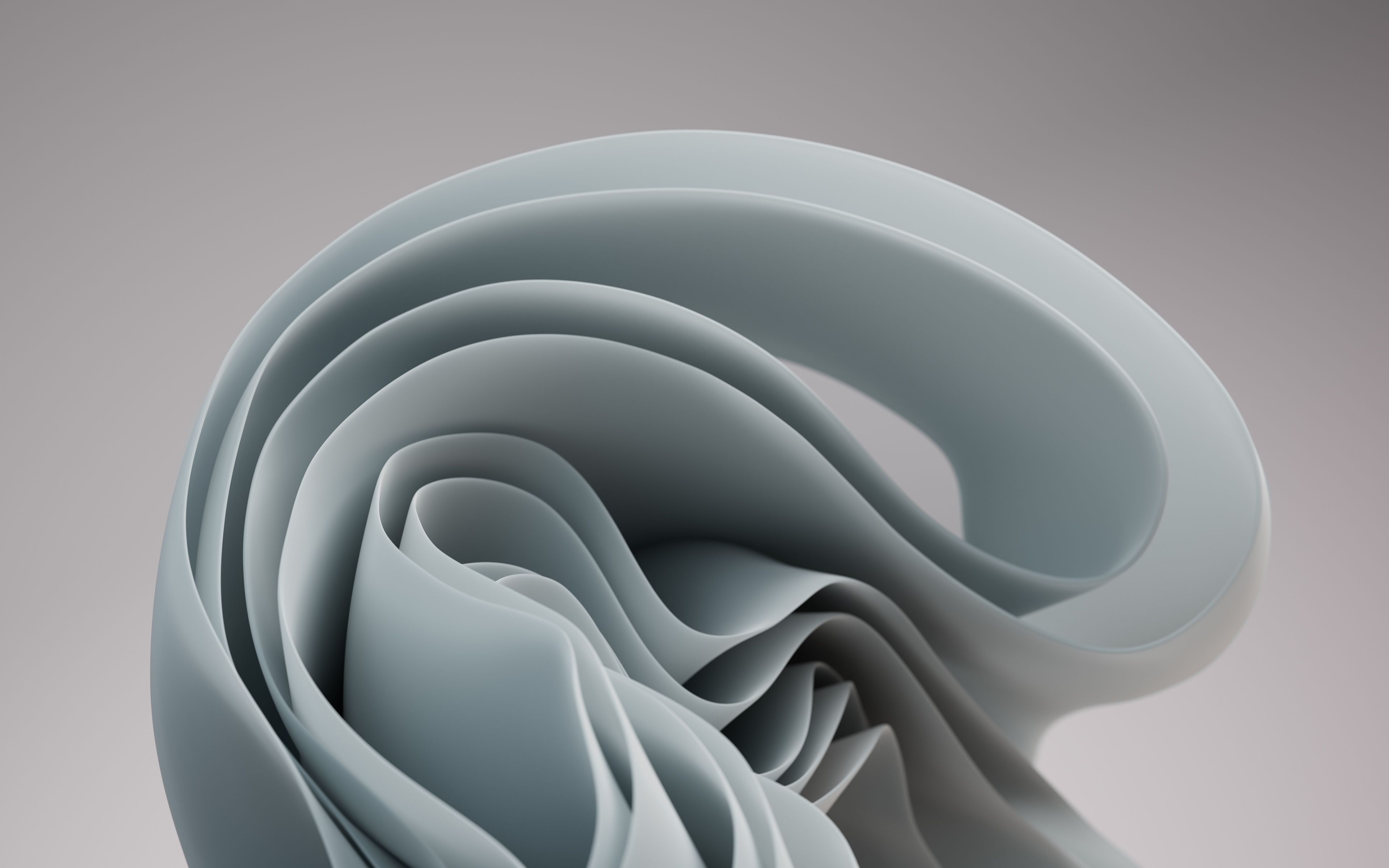 3840x2400 Windows 11 Grey Stock 4K Wallpaper