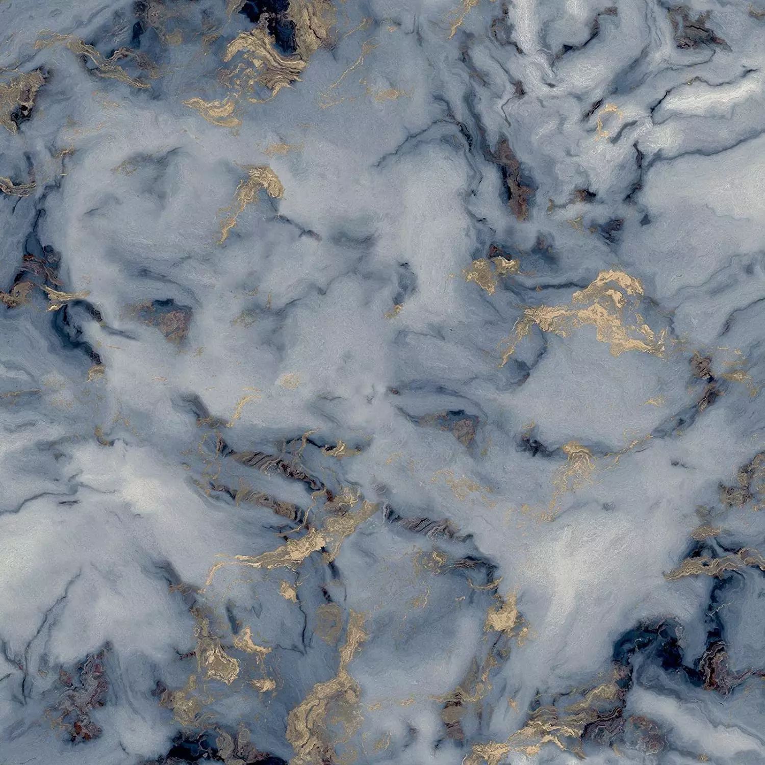 1500x1500 Bahia Marble Navy. Blue Gold Marble Wallpaper