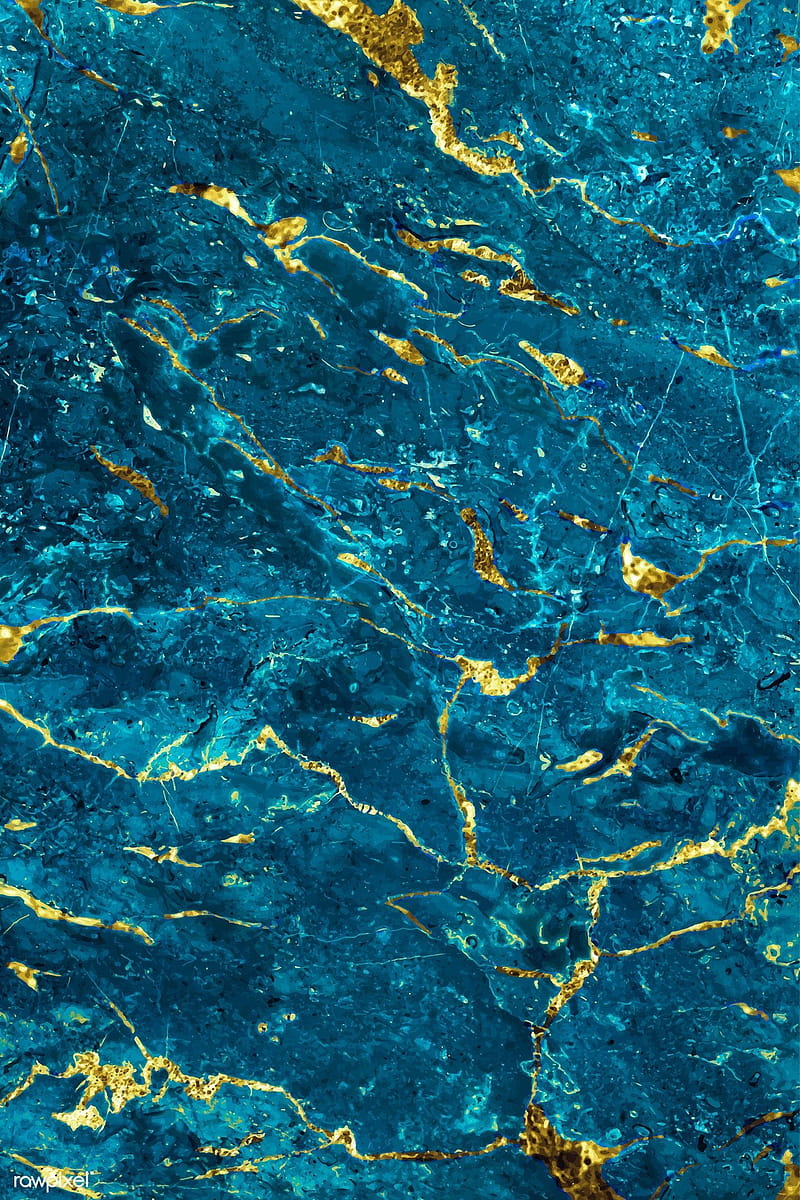 800x1200 Blue and gold marble textured background vector, Navy Blue Marble, HD phone wallpaper