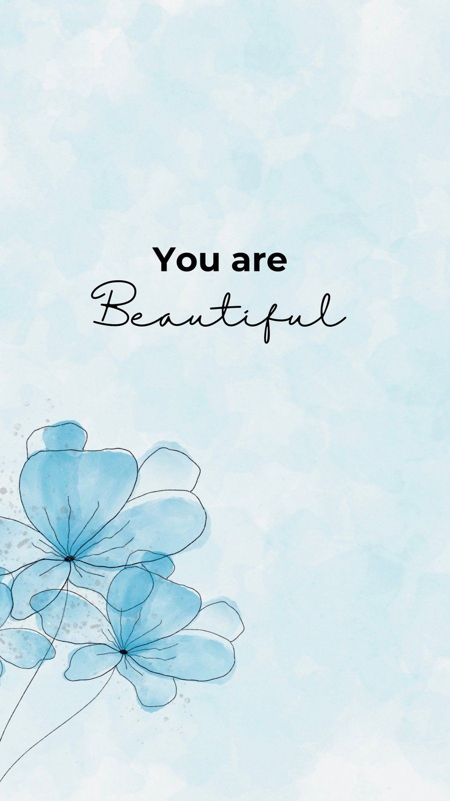 900x1600 and customizable cute positive wallpaper templates