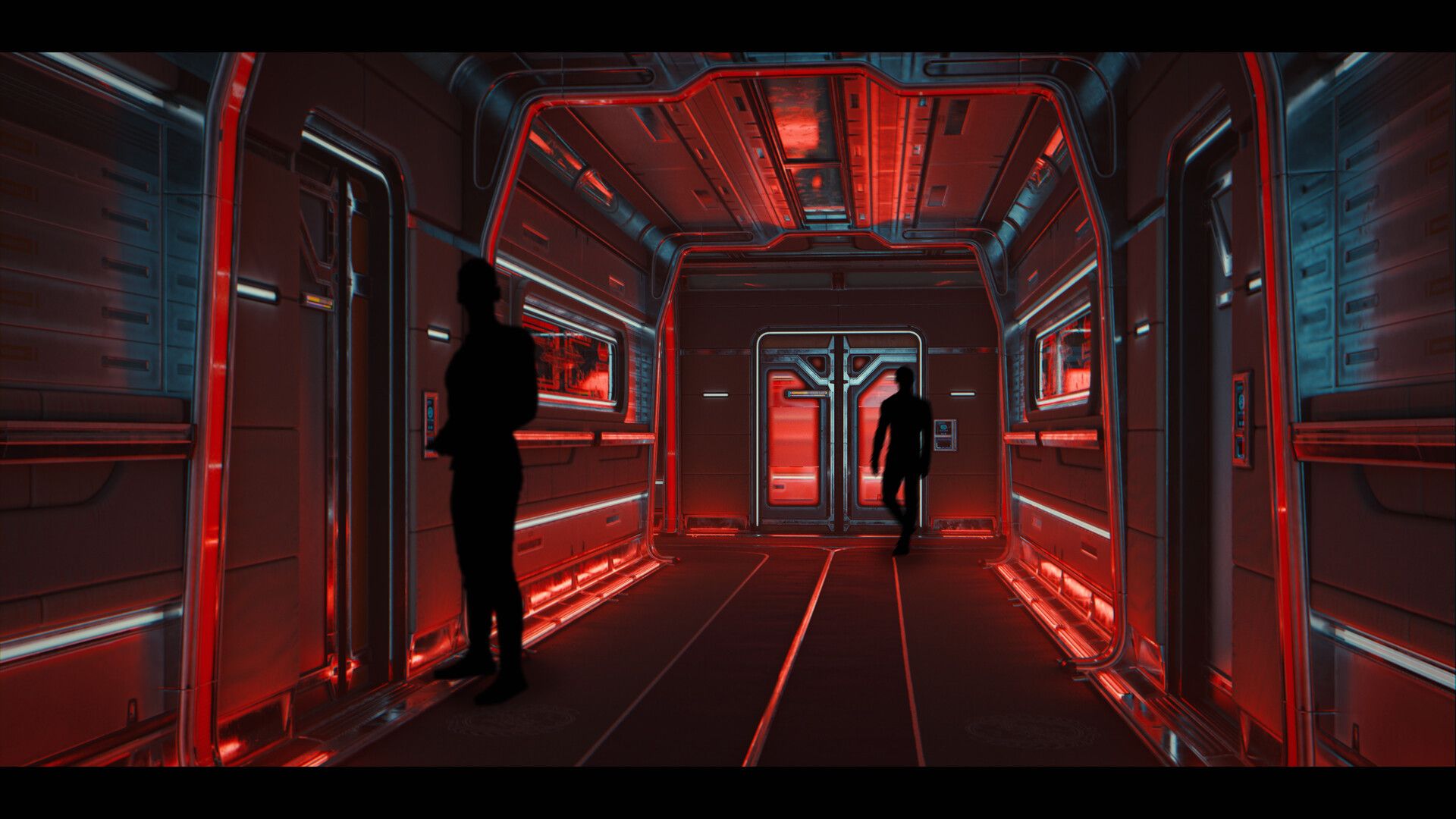 1920x1080 Floyd Trek TNG era corridor redesign