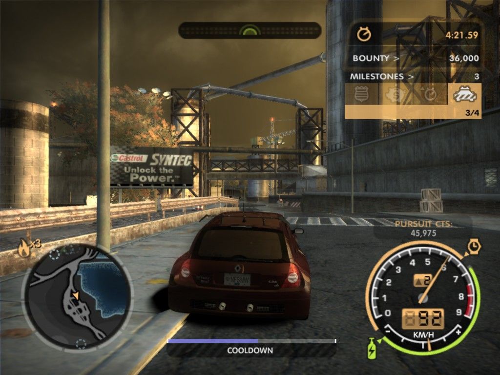 1024x768 Screenshot of Need for Speed: Most Wanted (Black Edition) (Windows, 2005)