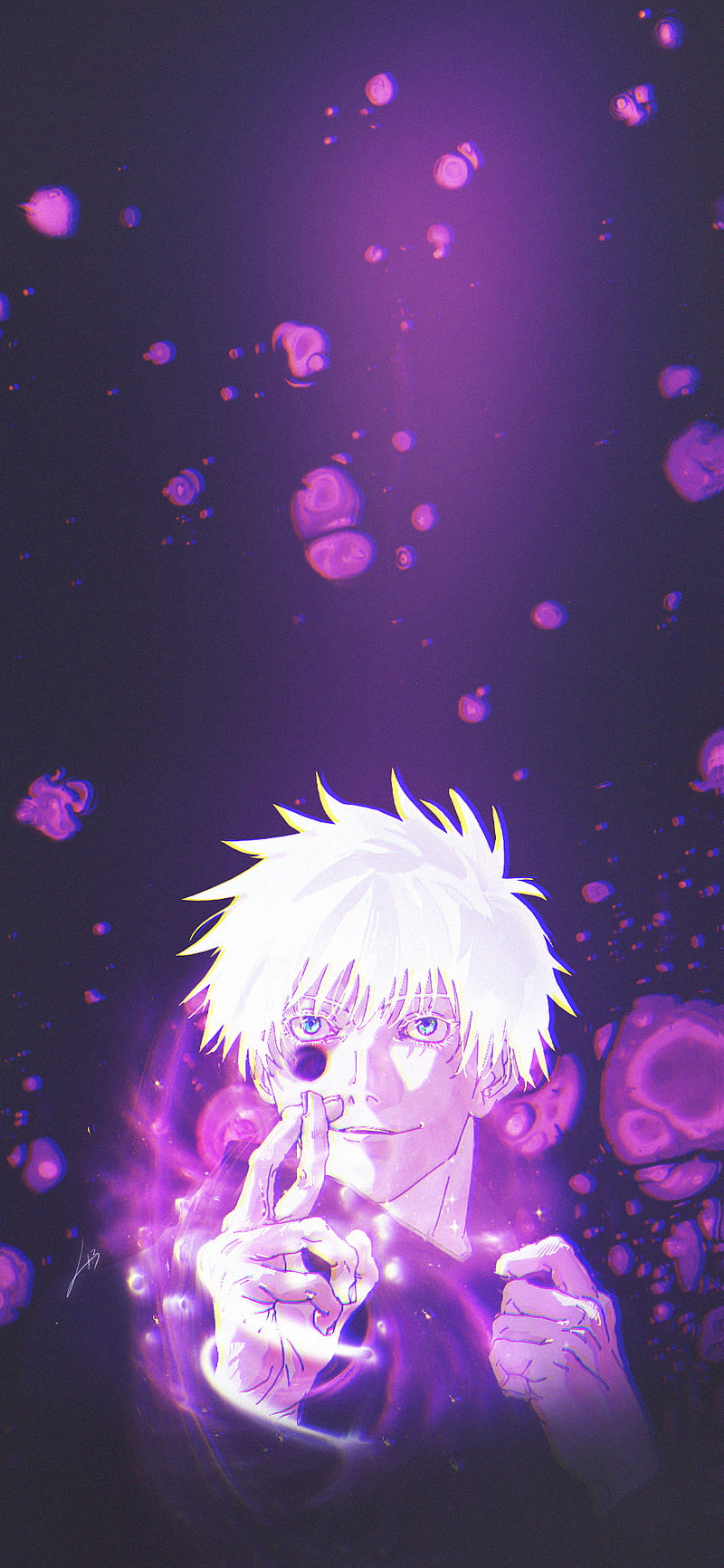 800x1732 HD aesthetic jujutsu kaisen wallpaper