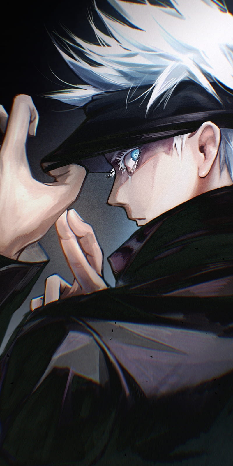 800x1600 HD black jujutsu kaisen wallpaper