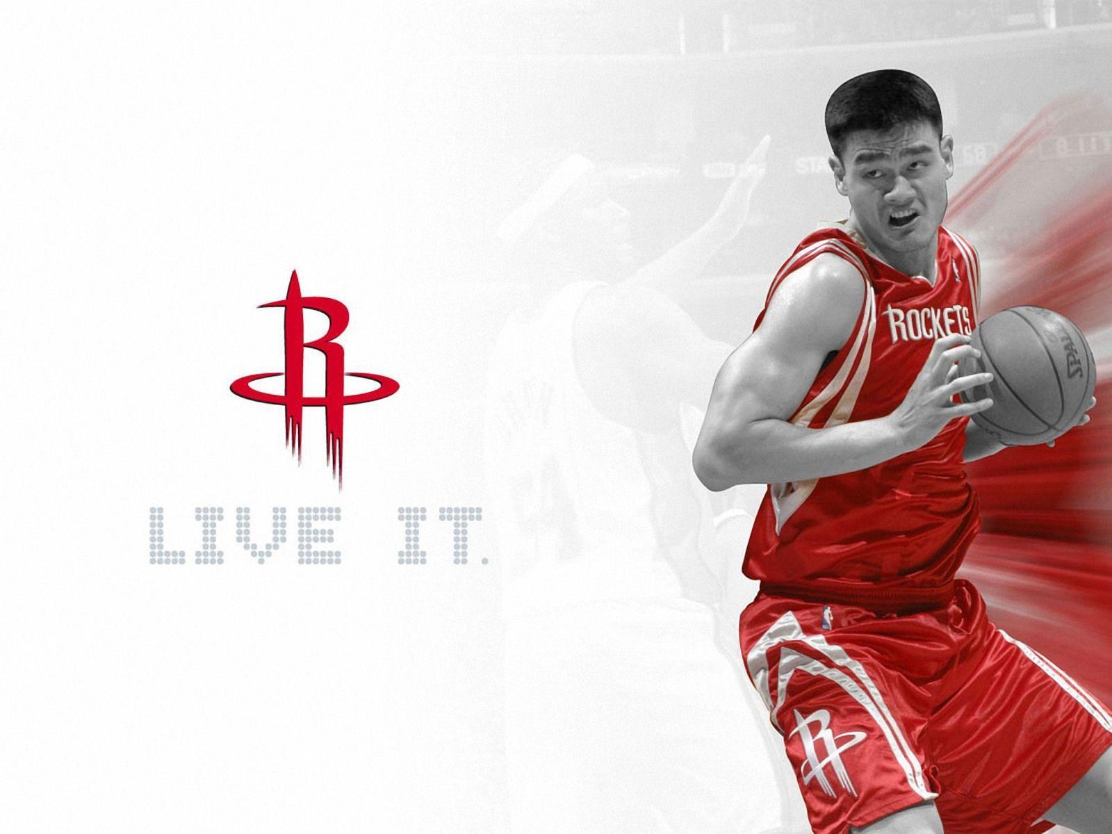 HD wallpaper Yao Ming Holding Basketball on His Left Hand While Jumping  athletes  Wallpaper Flare