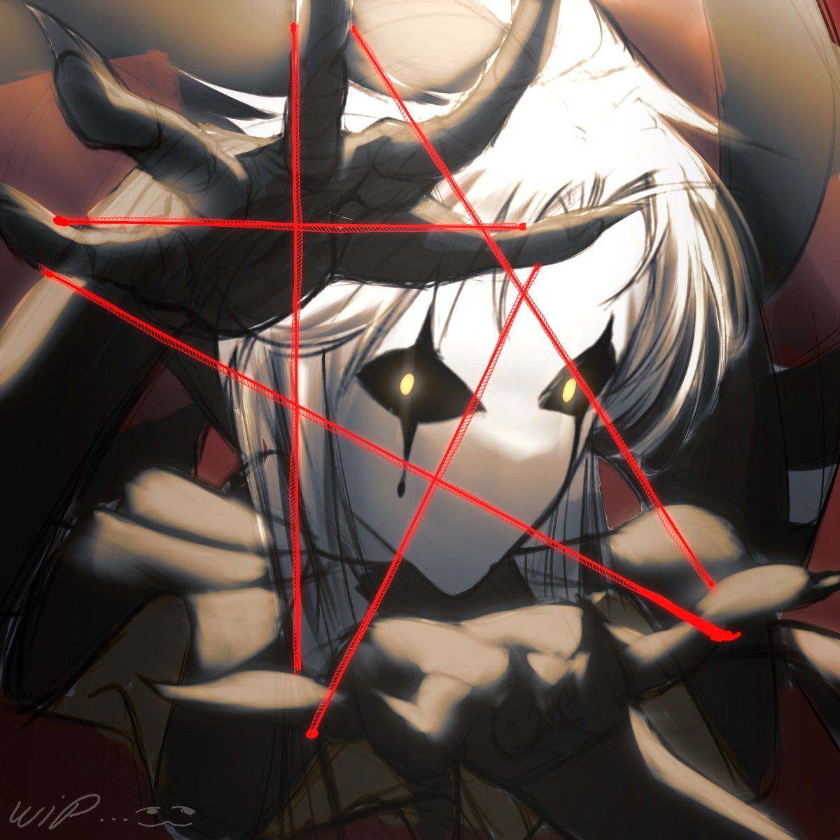 1200x1200 another the freak circus Pierrot sketch I don't know when I will finish the sketch but I will try to finish it soon #thefreakcircus
