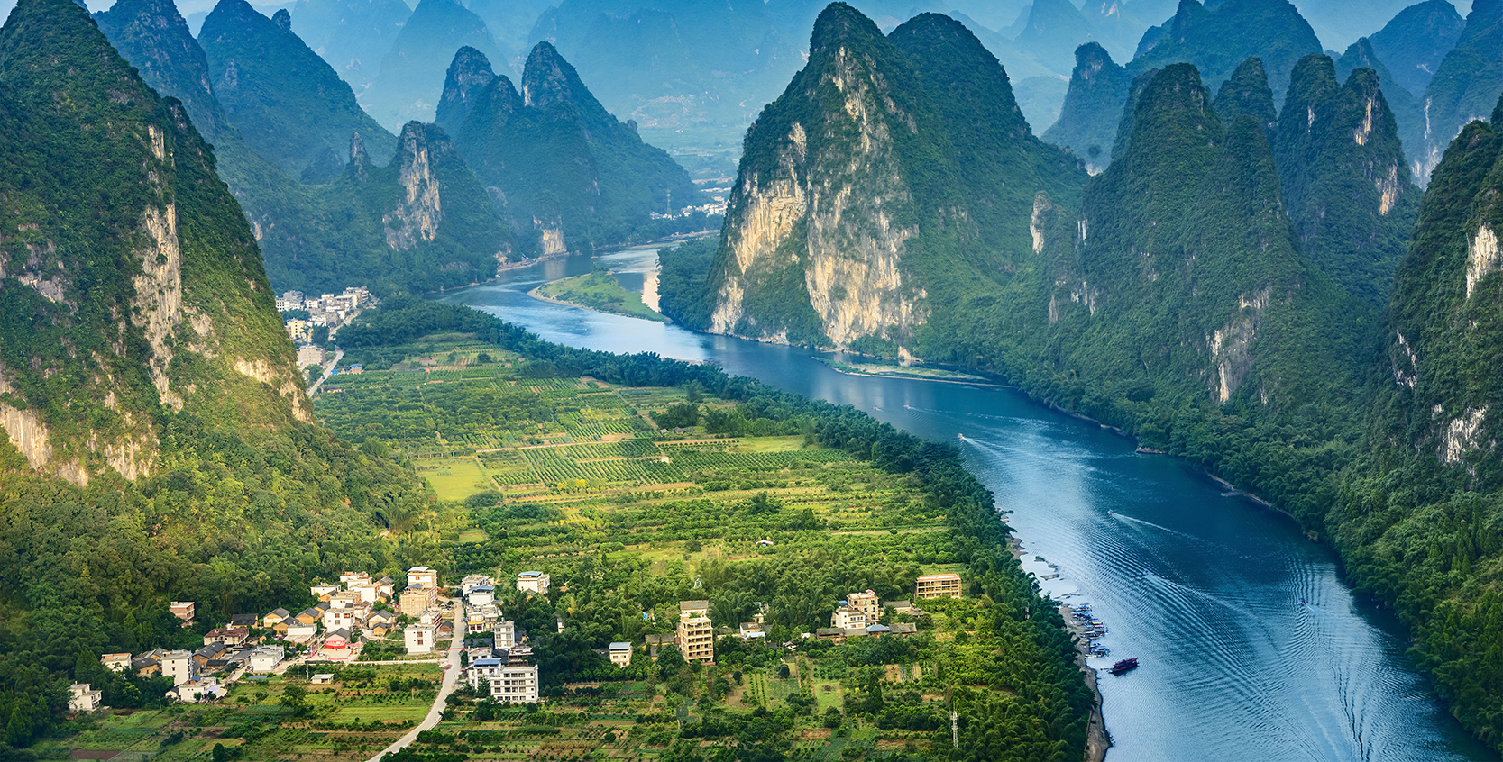 1667x846 GUILIN (桂林) & YANSHUO (阳朔县). Trails of Indochina
