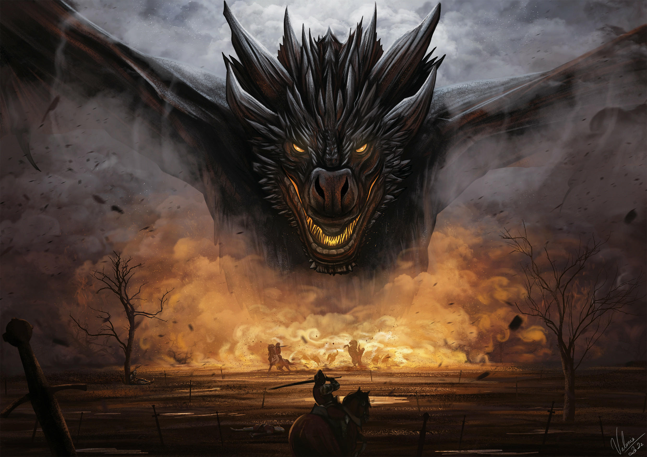 2480x1754 Drogon Cool Game of Thrones Wallpaper, HD TV Series 4K Wallpaper, Image and Background
