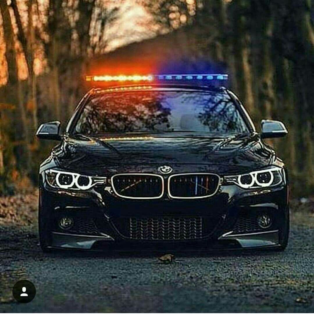 1080x1080 BMW Police Car Wallpaper