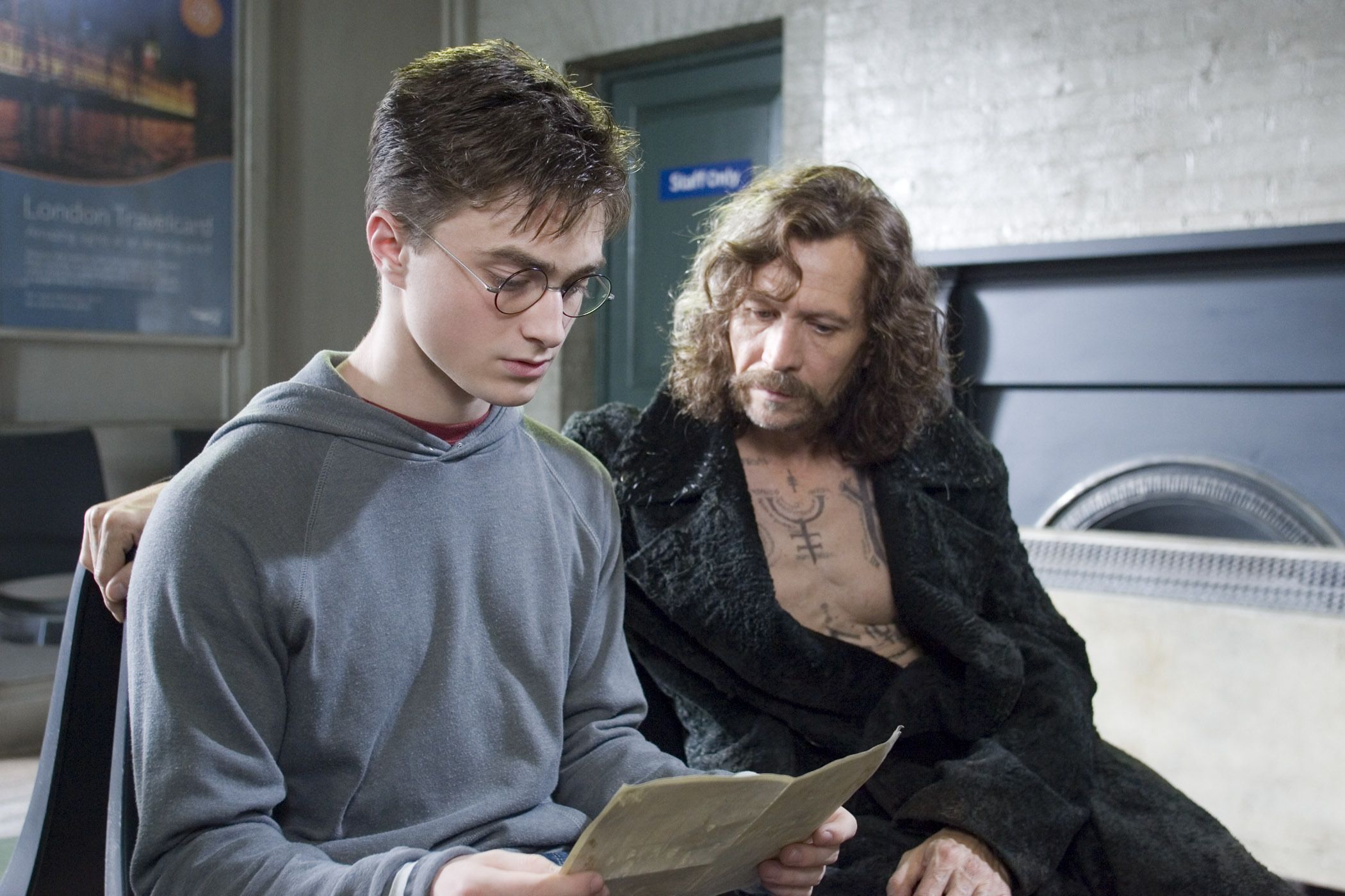 2100x1399 Harry Potter & Sirius Black HD Wallpaper. Order of the Phoenix Scene