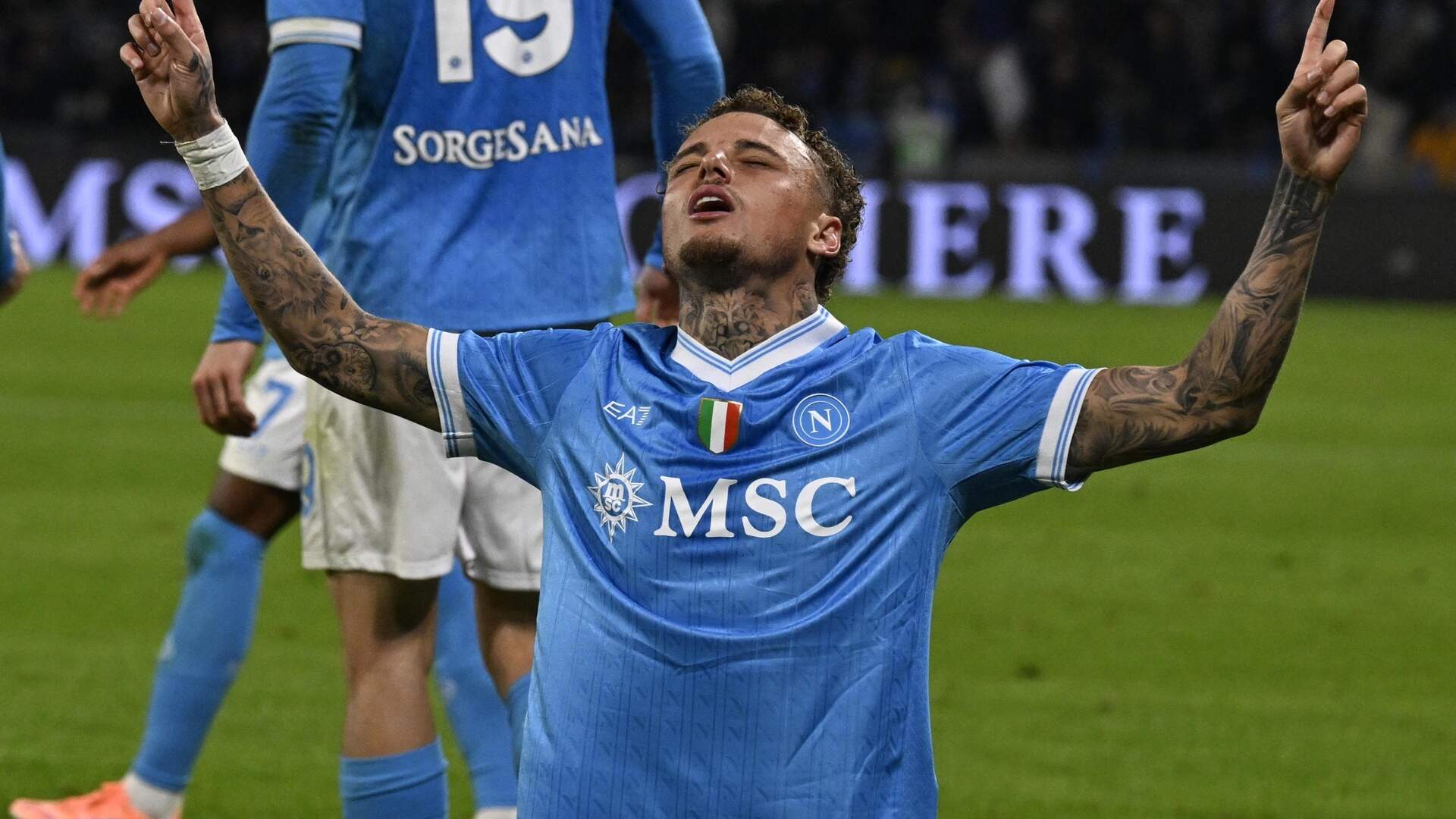 1920x1080 Euforische Noa Lang scoort voor het eerst voor Italiaanse koploper Napoli: 'Het beste moet nog komen'
