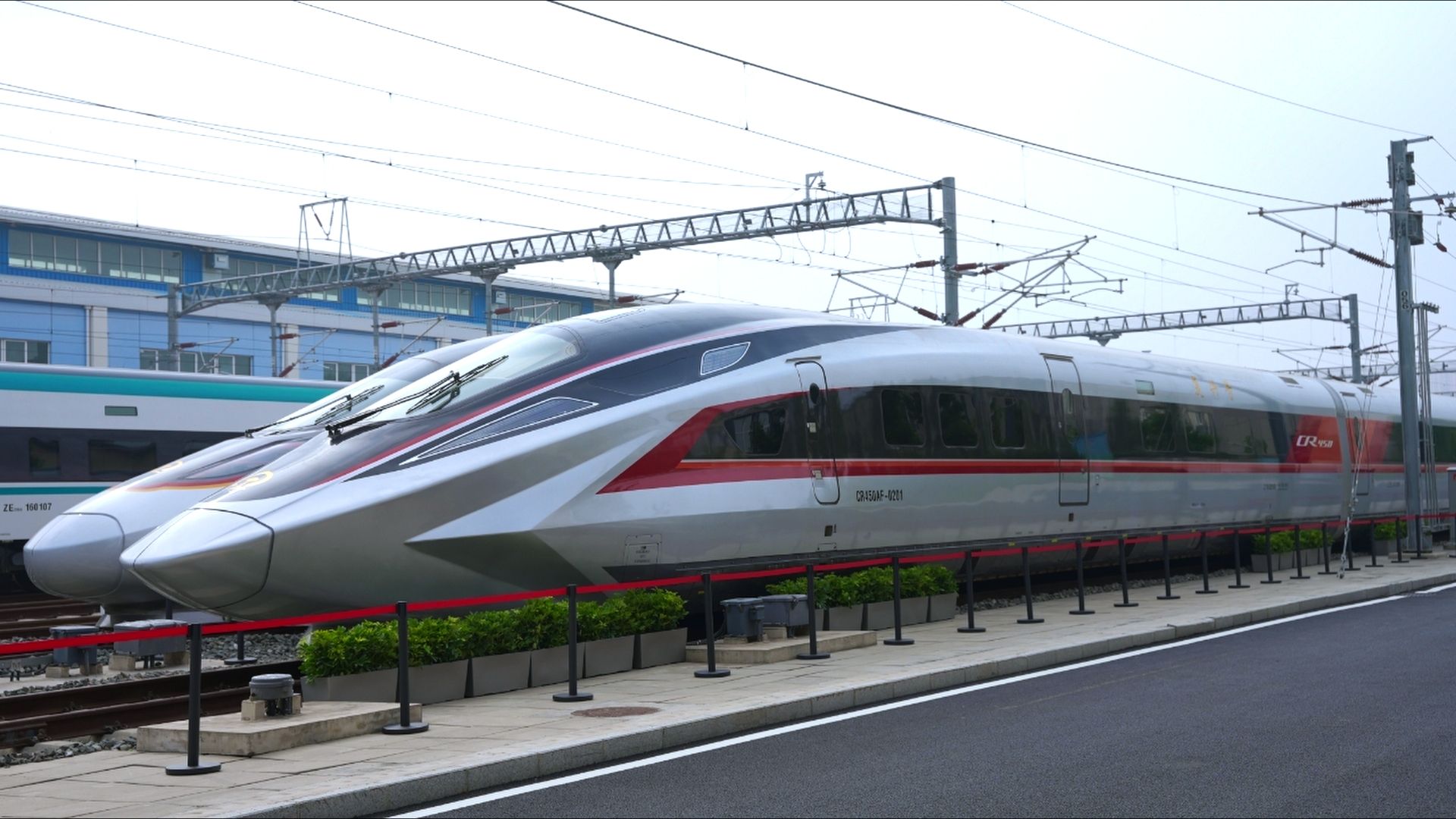 1920x1080 600km H High Speed Maglev Train Unveiled In China